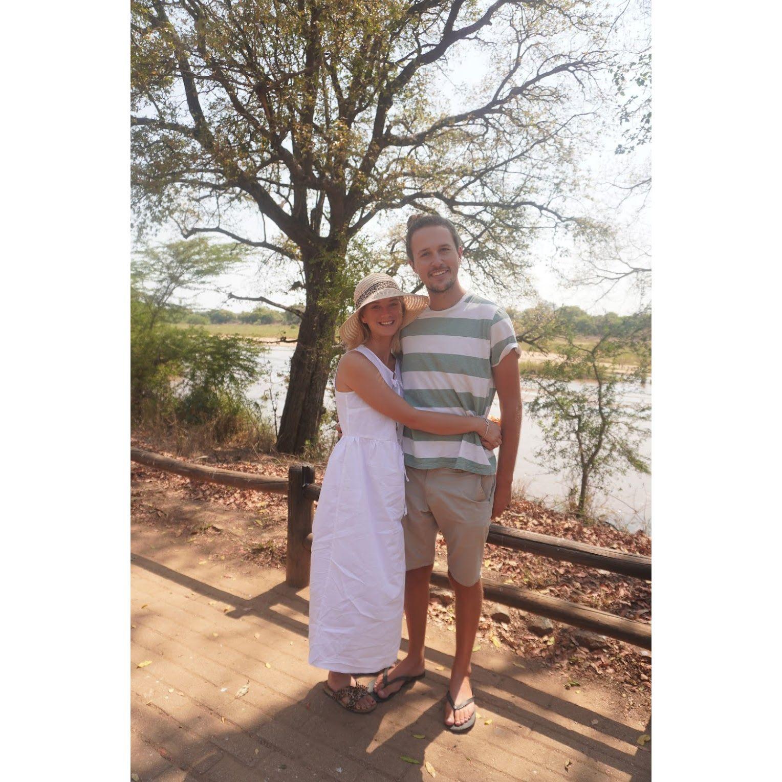 Celebrating our 1 year engagement anniversary back in our favourite place, The Kruger National Park