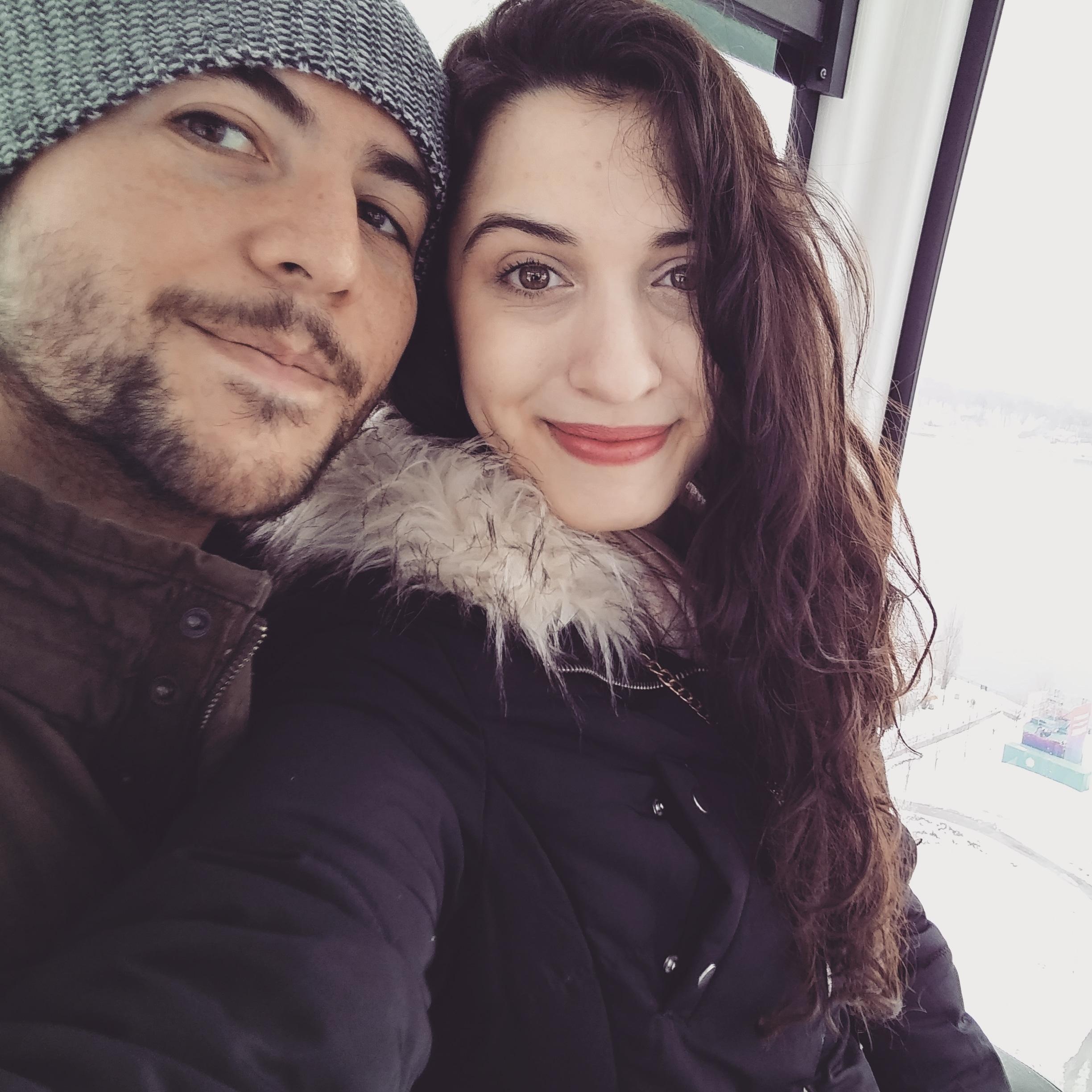 Atop the Ferris Wheel in Montreal! Katè and Anthony, thanks for a lovely time!!