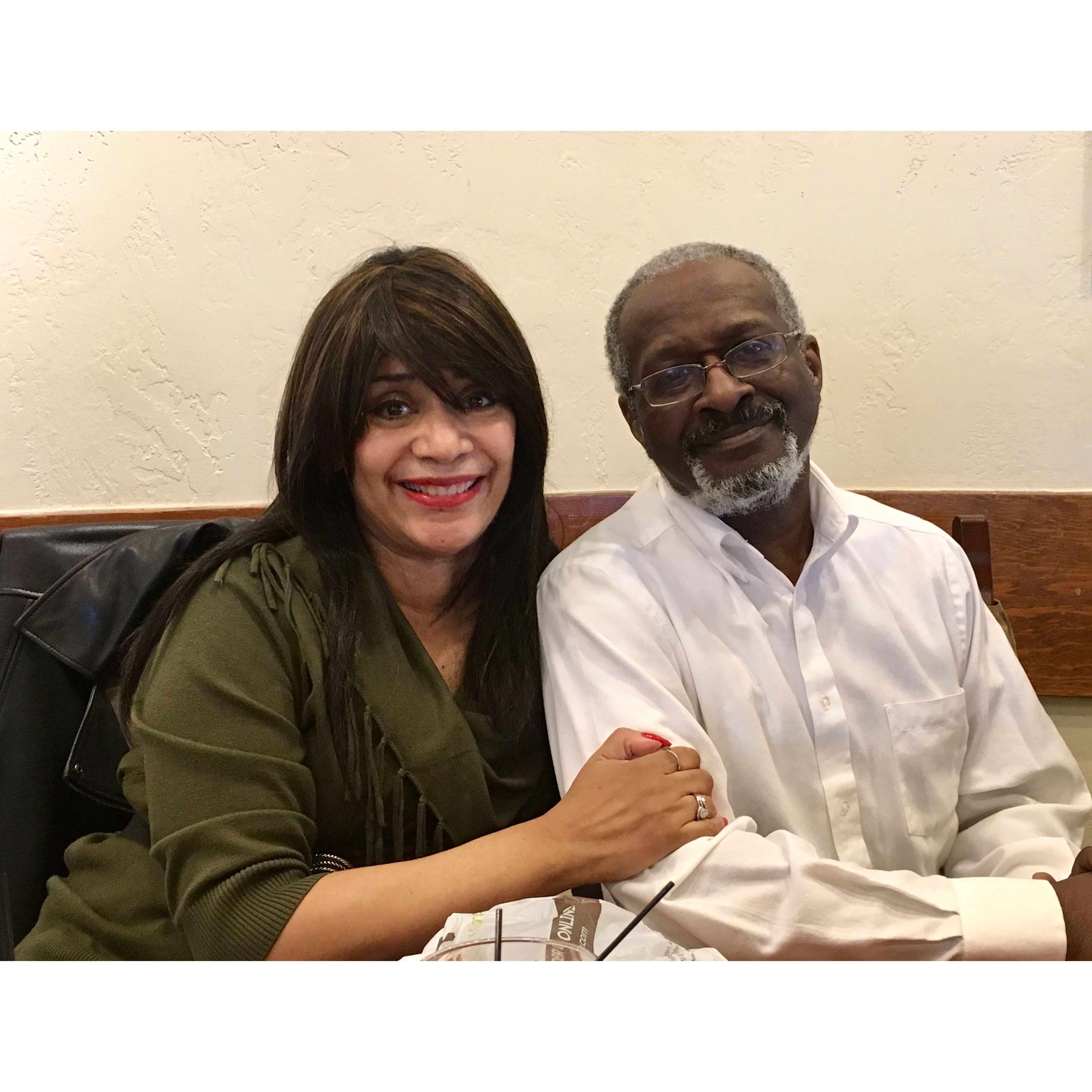 Marrnette and Terry out on a date.