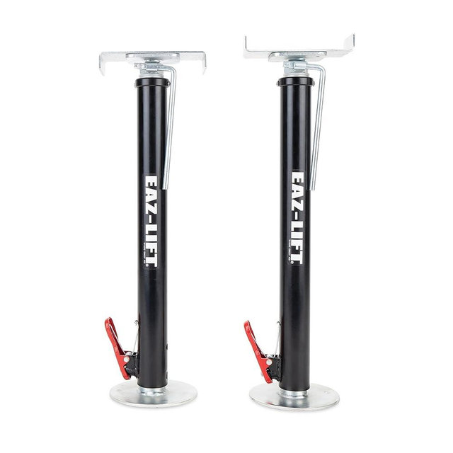 Camco Eaz-Lift Adjustable Camper/RV Slide-Out Supports - Features a 5,000lb Weight Capacity per Support, a Quick Release Pin, and Incremental Lock Positions - Adjusts from 19 to 49-In - 2-Pack (48870)