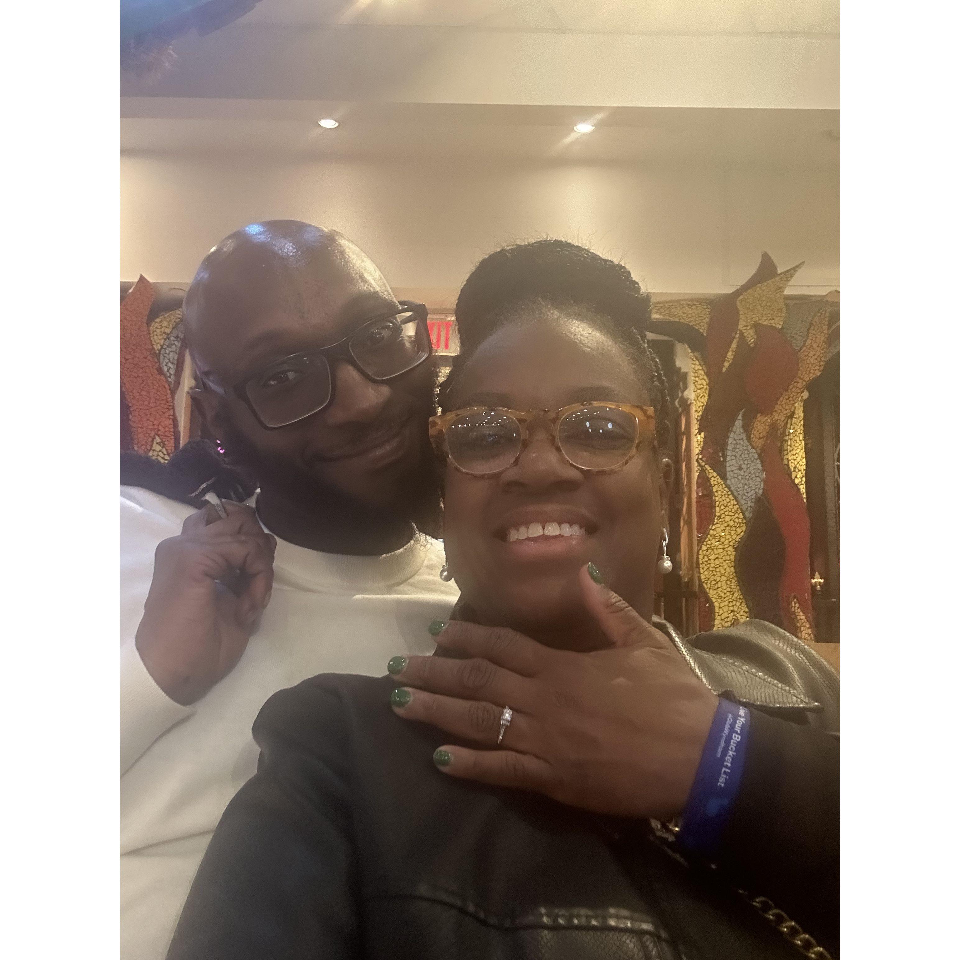 We just got engaged!!
