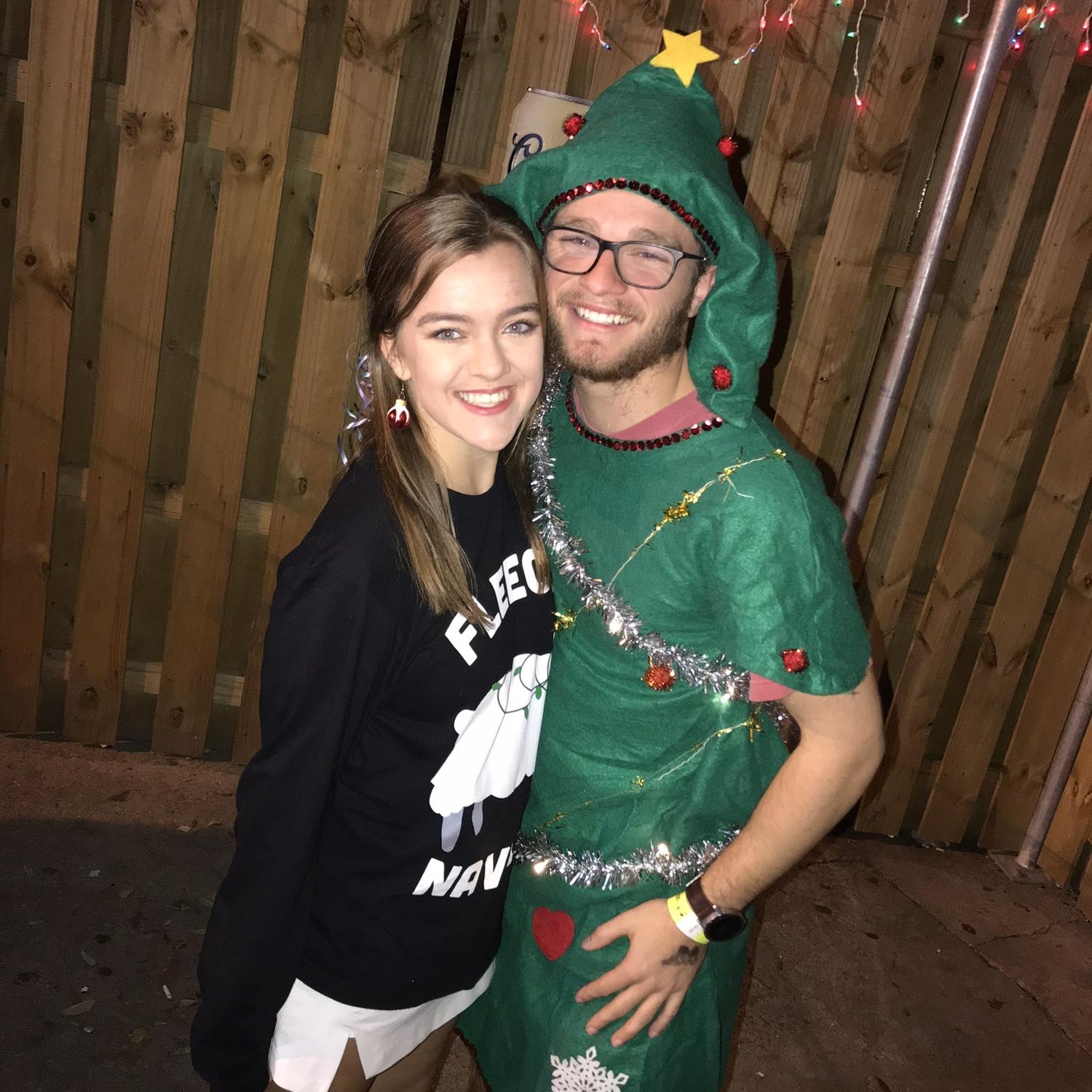 College Christmas party