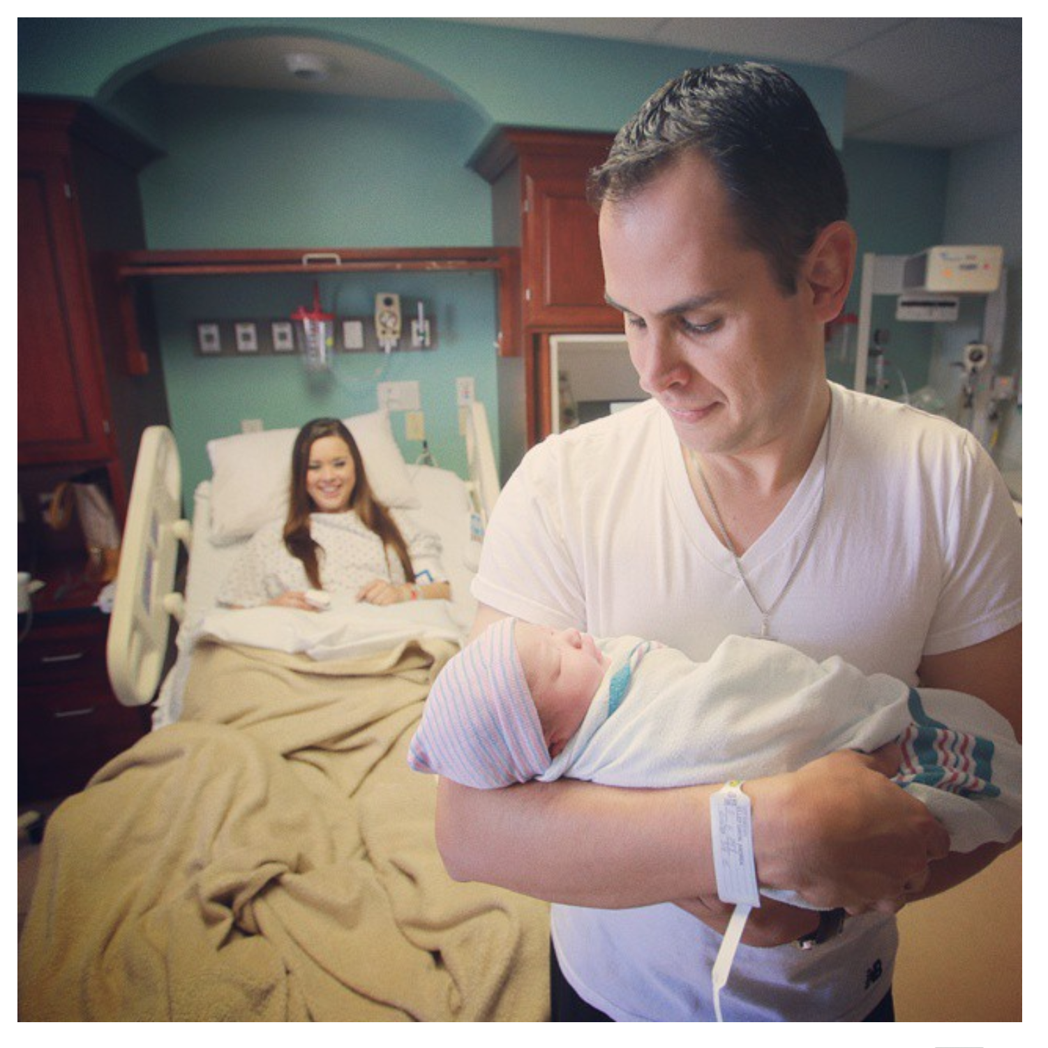 The day our babygirl blessed us with her beautiful presence! 3-16-15