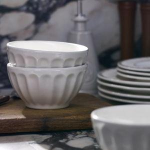 The Latte Stoneware Cereal Bowls, Set of 4: Amelie Edition