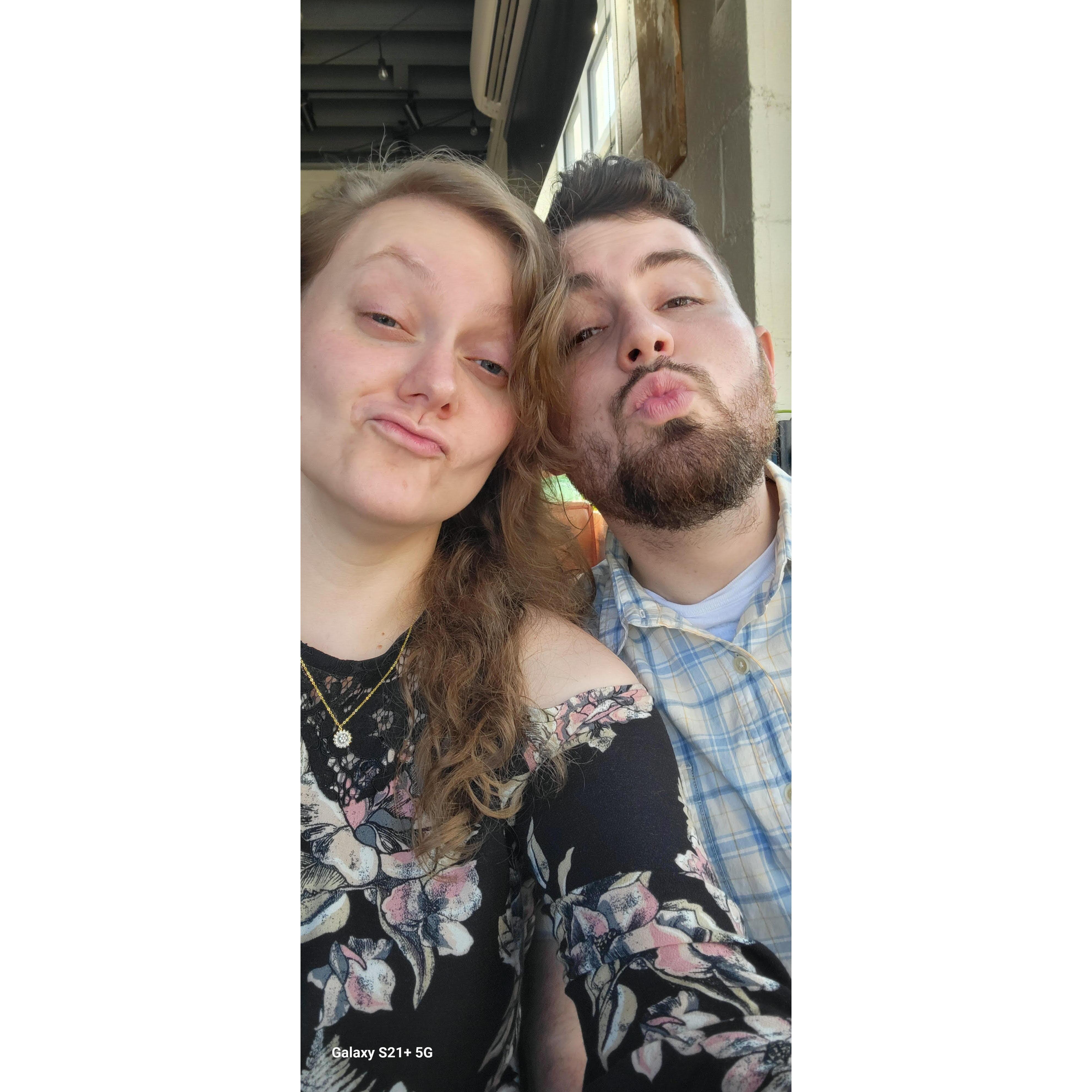 Dinner date before he proposed