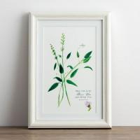Sage Framed Wall Art - May the Lord Bless You