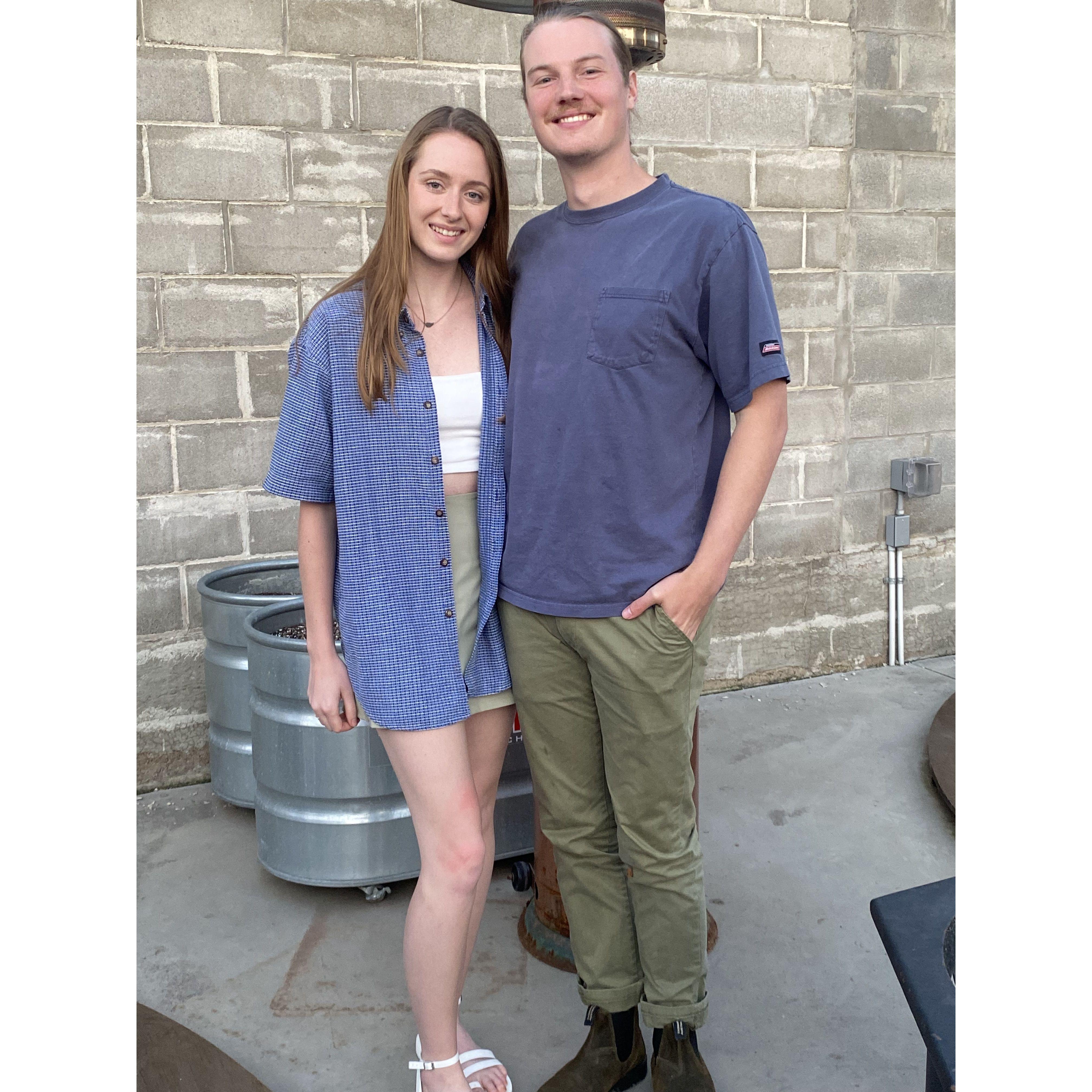 Rhi & G are long distance for a little over a year while Rhiannon lives in Fort Wayne, IN for work and Garrett finishes up his senior year at IU - 2021-2022