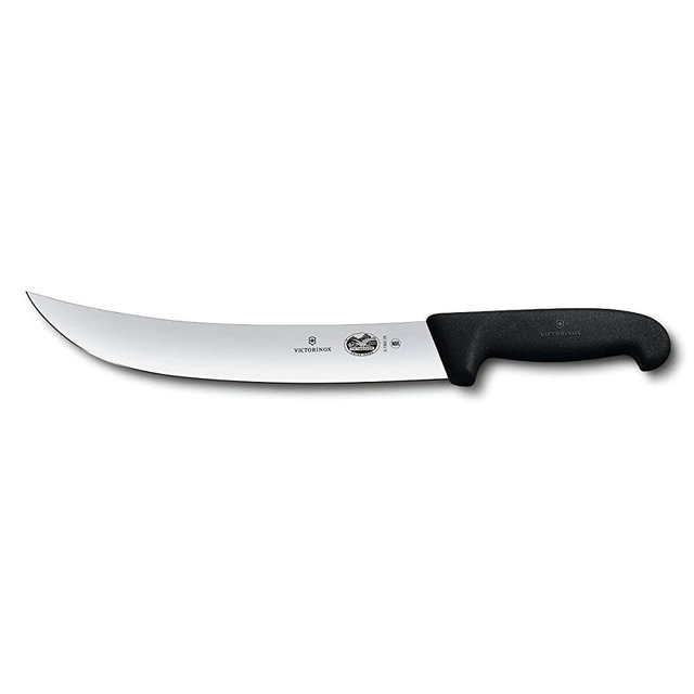 Victorinox Swiss Army Cutlery Fibrox Pro Curved Cimeter Knife, 10-Inch