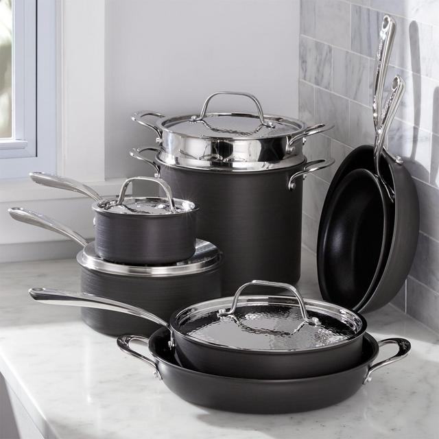 Lagostina Nera Hard-Anodized 12-Piece Set
