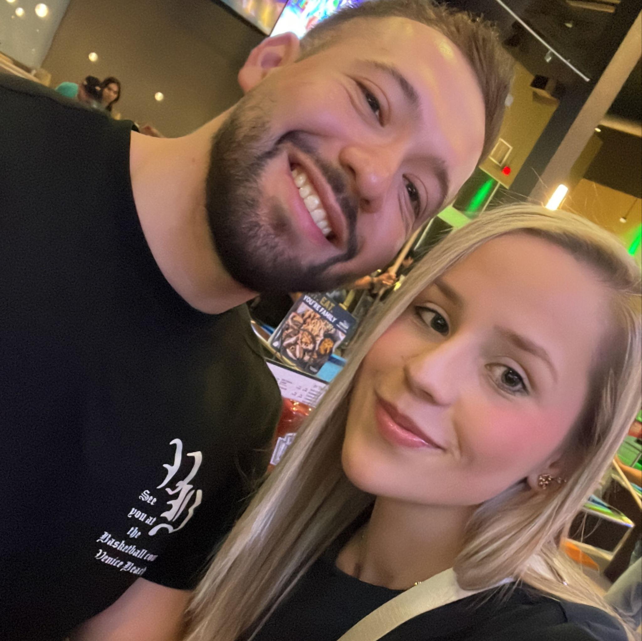 Our very first date!