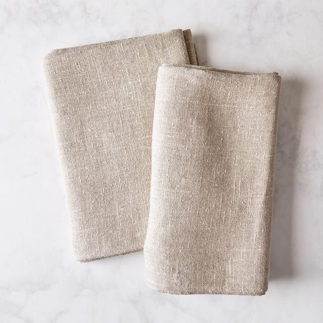 French Oatmeal Linen Bagatelle Tablecloth