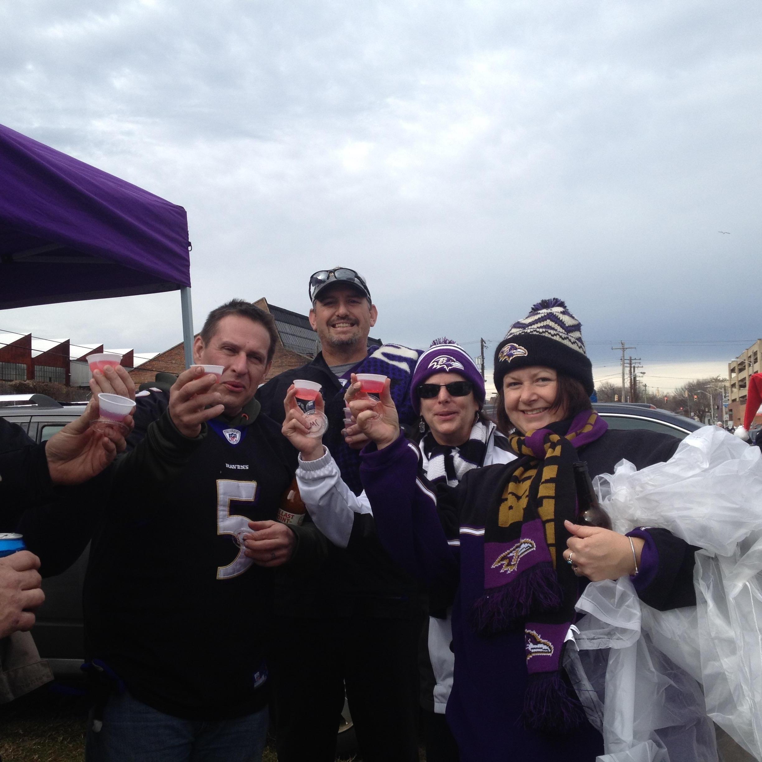 Raven's tailgating!