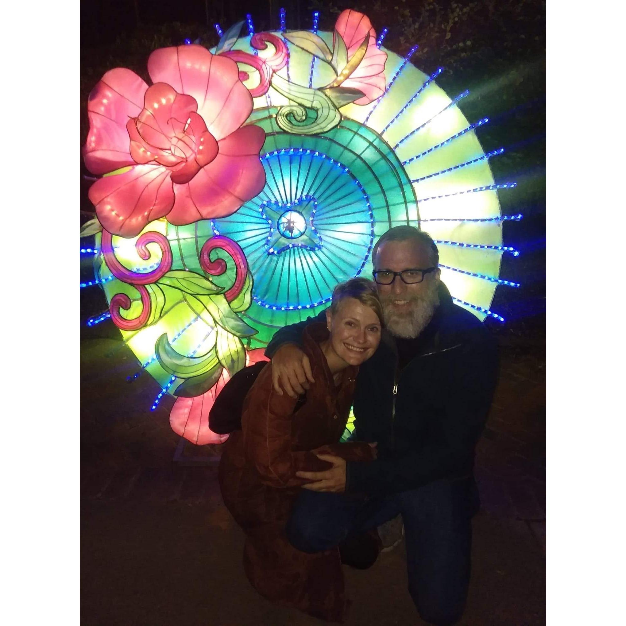 Thanksgiving 2020 - Had a wonderful visit to NC to spend time with Kellen's mom, sister (Caroline), and SIL (Erin), including going to Daniel Stowe Botanical Gardens for their lovely holiday lights!