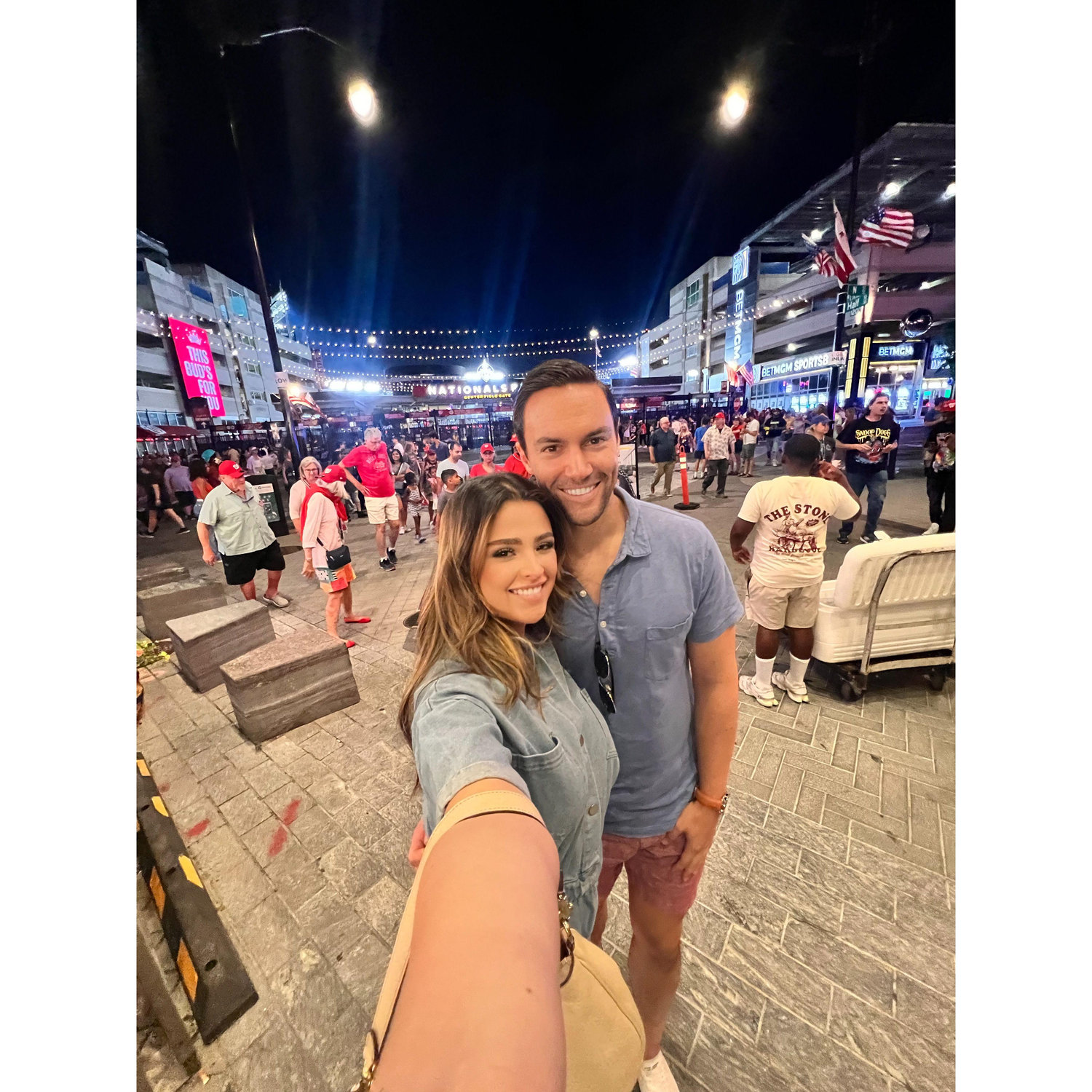 Baseball date night.