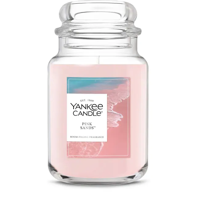 Original Large Jar Pink Sands Candle 22oz - Yankee Candle