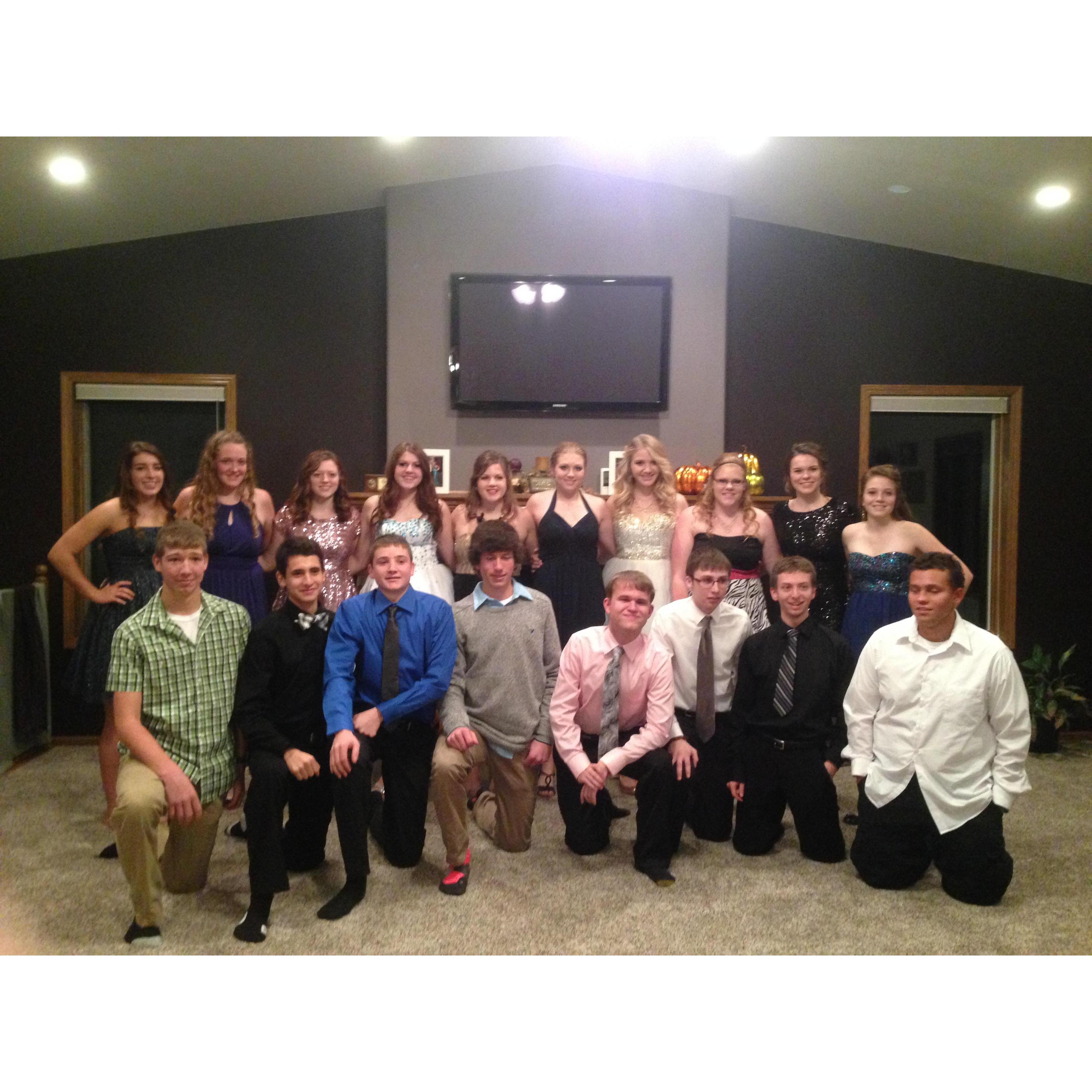 Here is evidence that Riley existed but Andrea was oblivious! Snowball 2014