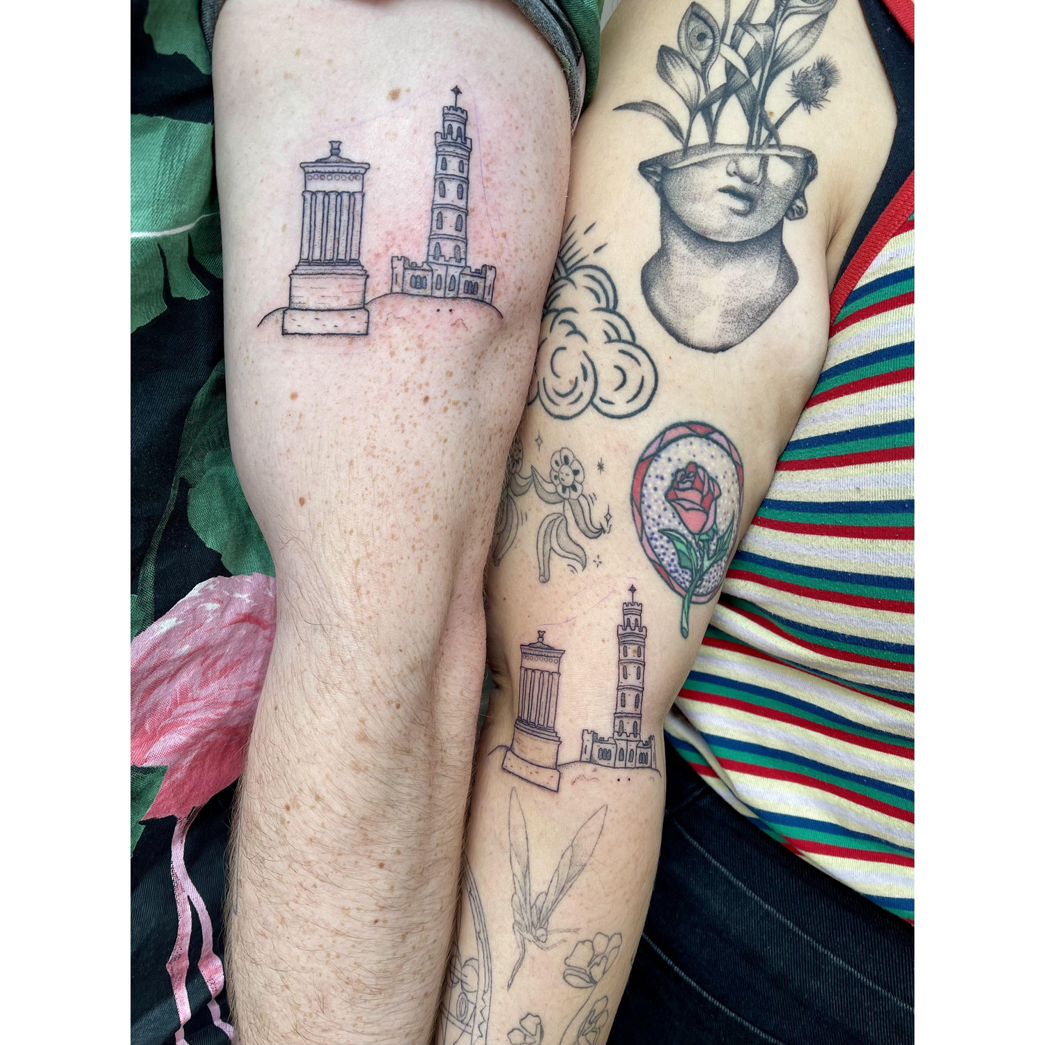 i would like to state for the record that these matching tattoos were kieran's idea before we even started officially dating. and that's how i knew we were meant to be.