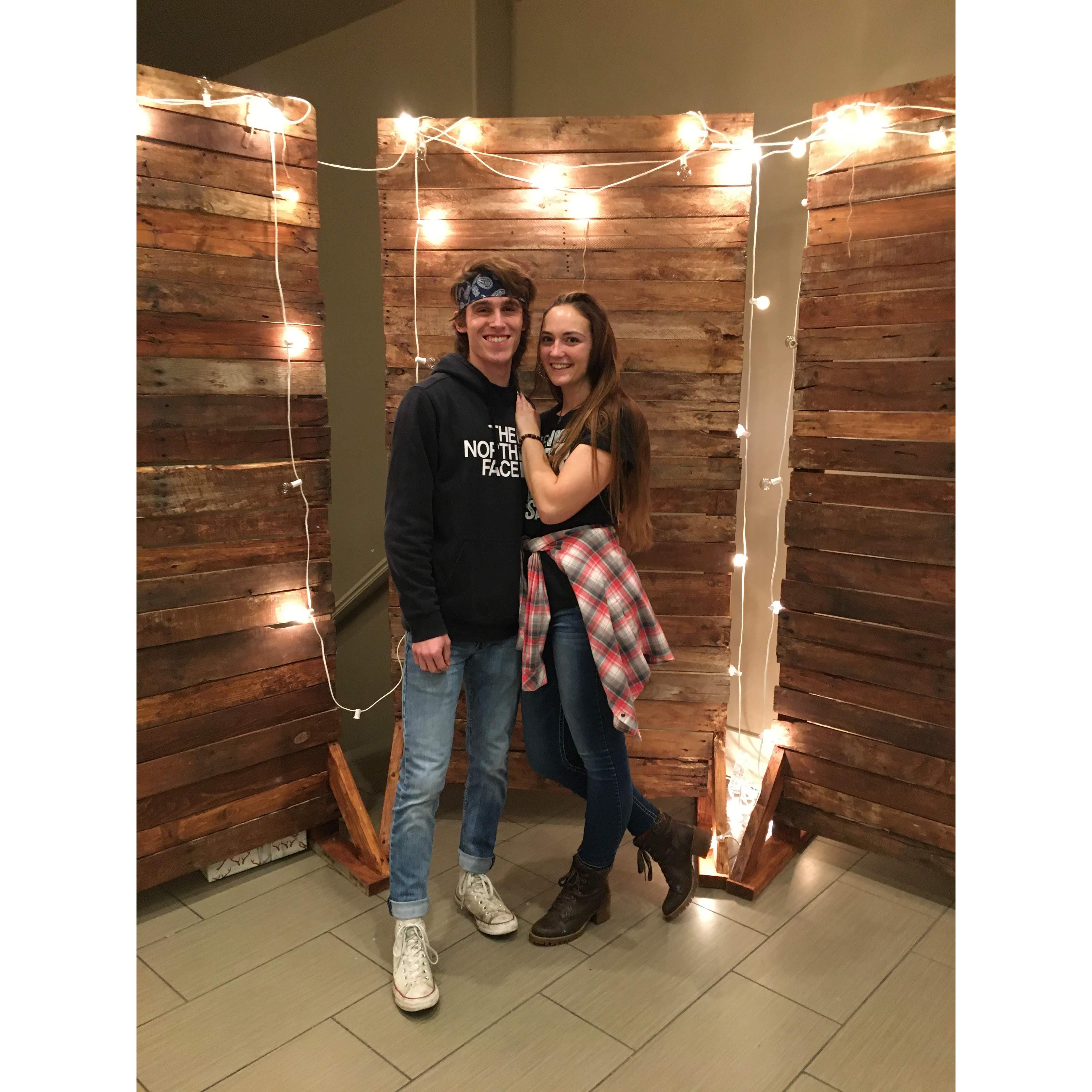 Our first photo together!