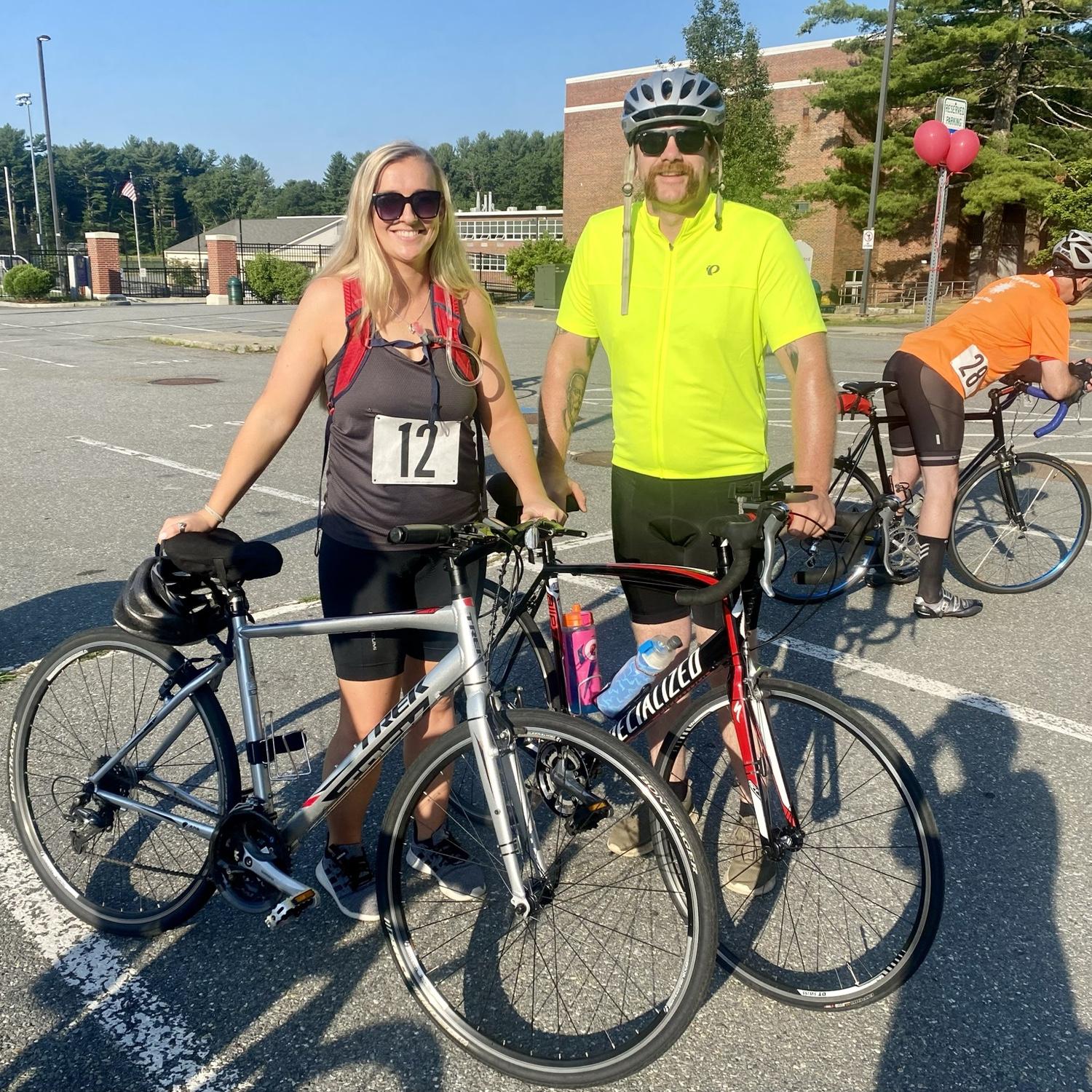 We biked 18 miles for charity!