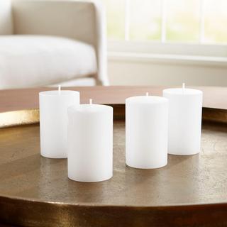 2”x3” Pillar Candles, Set of 4