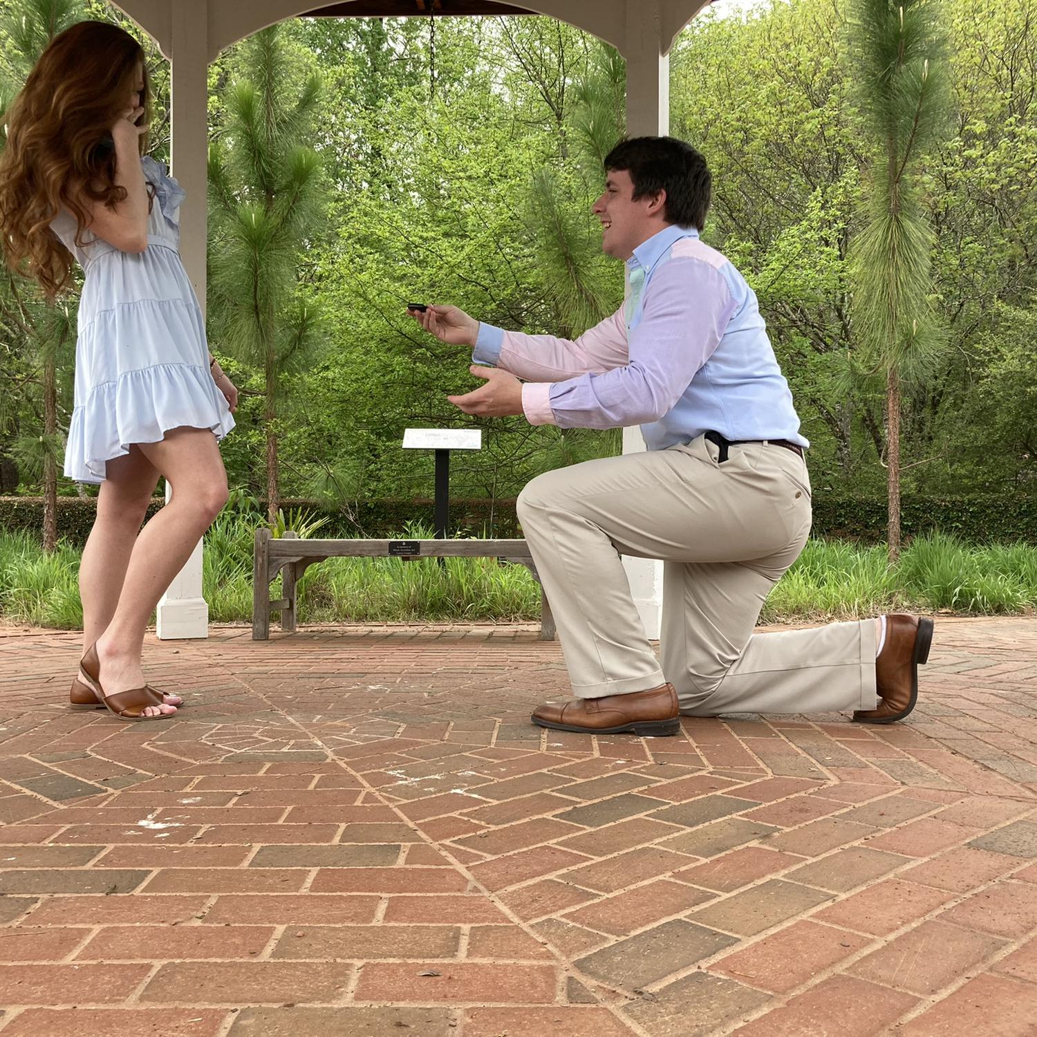 Fake proposal photo!