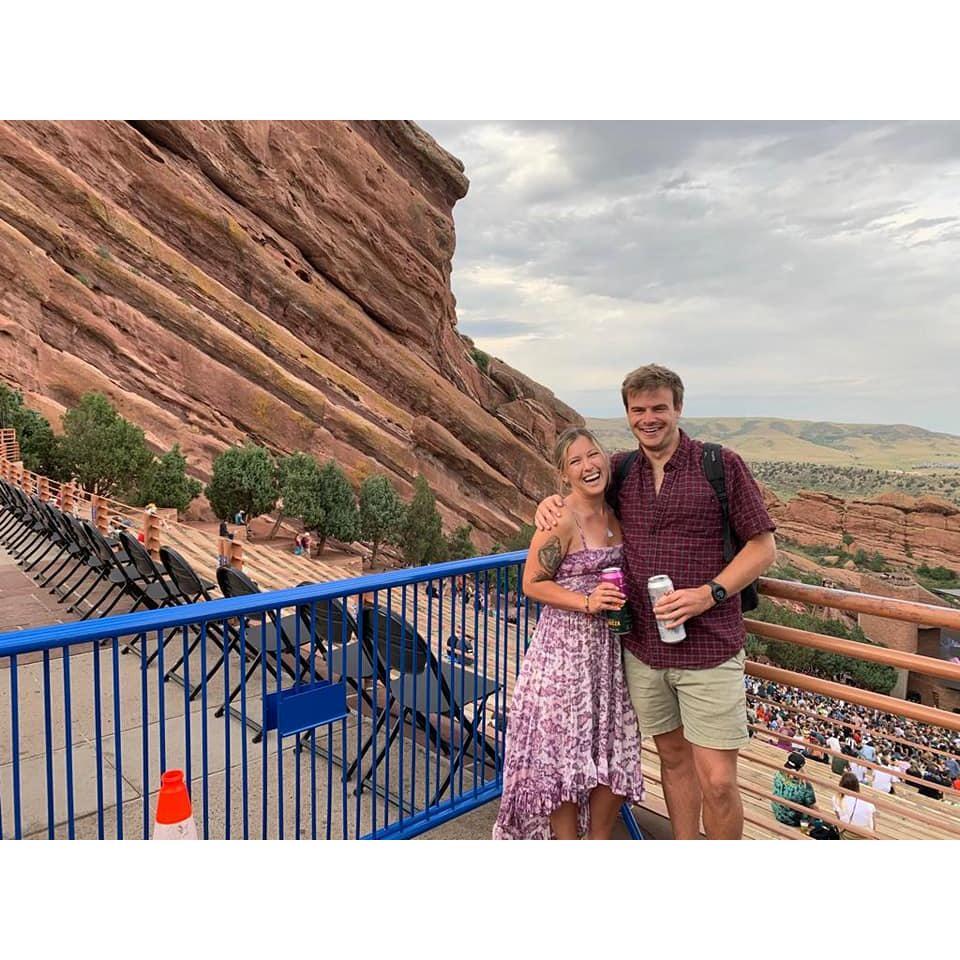 Red Rocks to see STS9 for a late 29th birthday present for Daniel