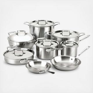 d5 Brushed 14-Piece Cookware Set