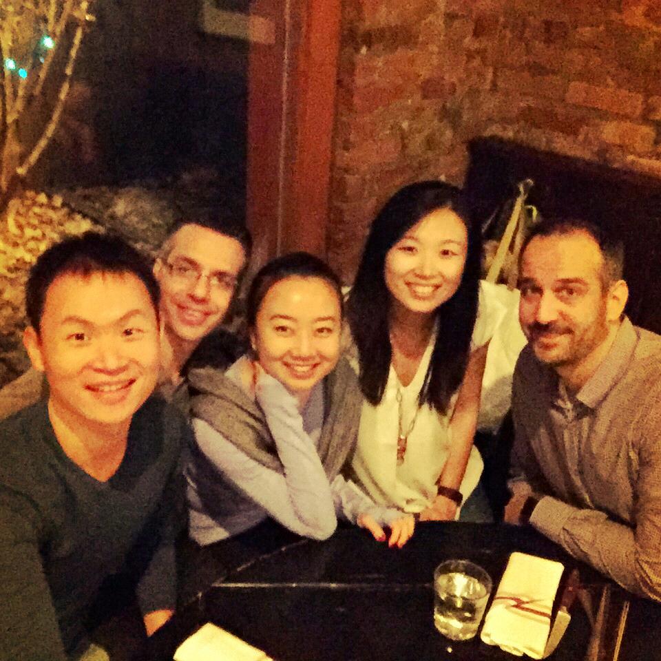 Our first time celebrating new year by pigging out with our best friends. New York. January 2017.