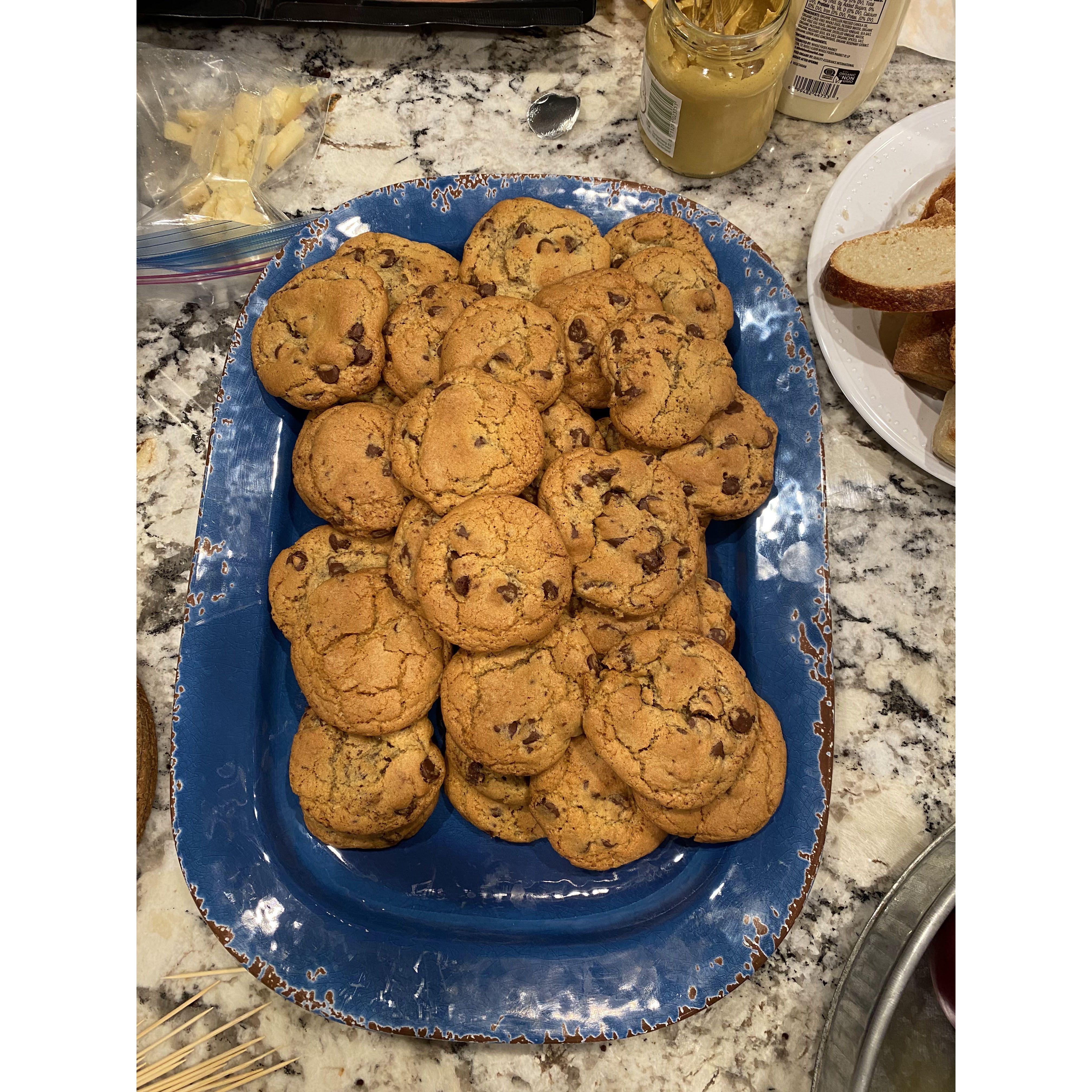 Kelly's cookies were a special request and a big hit!