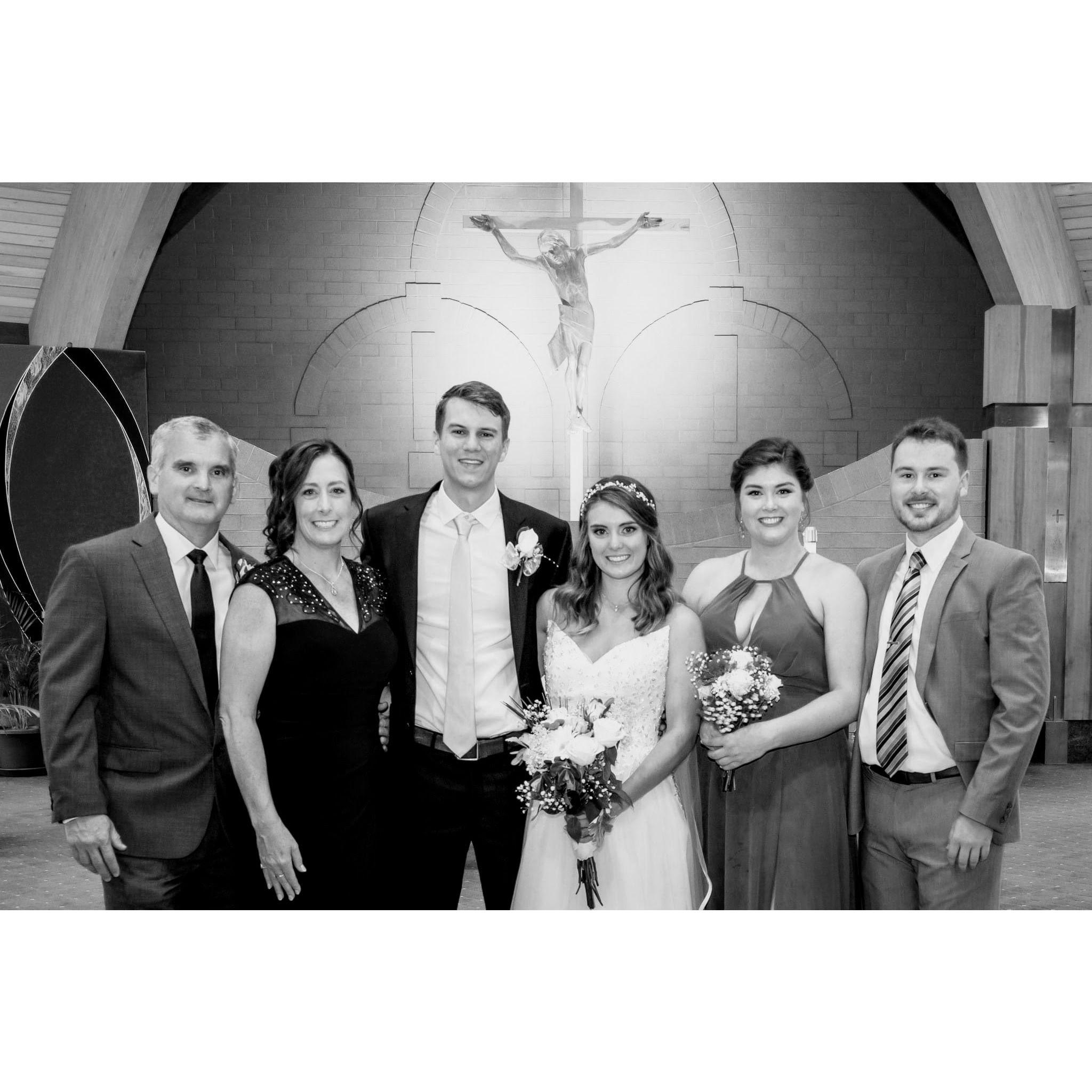 2022: We got to celebrate Jaime's sister's wedding! Trey finally made the cut for family photos (jk, they've always loved him!).