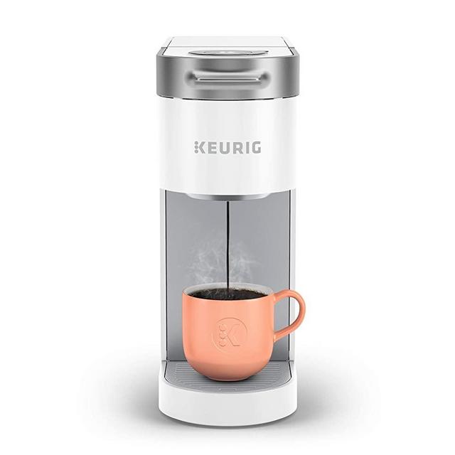 Keurig K-Slim Coffee Maker, Single Serve K-Cup Pod Coffee Brewer, 8 to 12oz. Brew Sizes,White