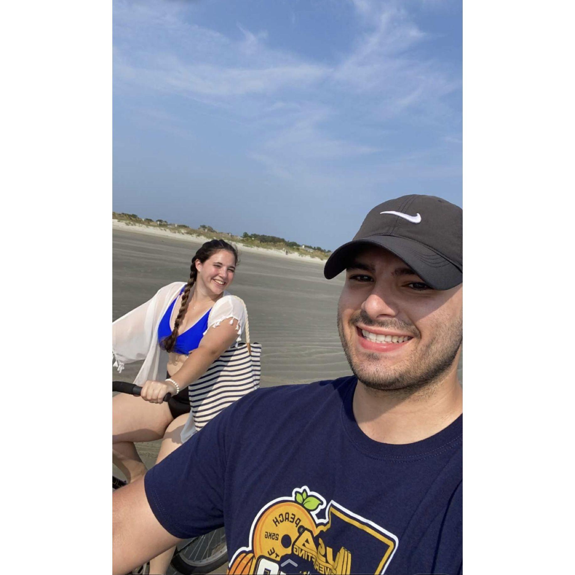 Jamie came to Seabrooke Island with my family!