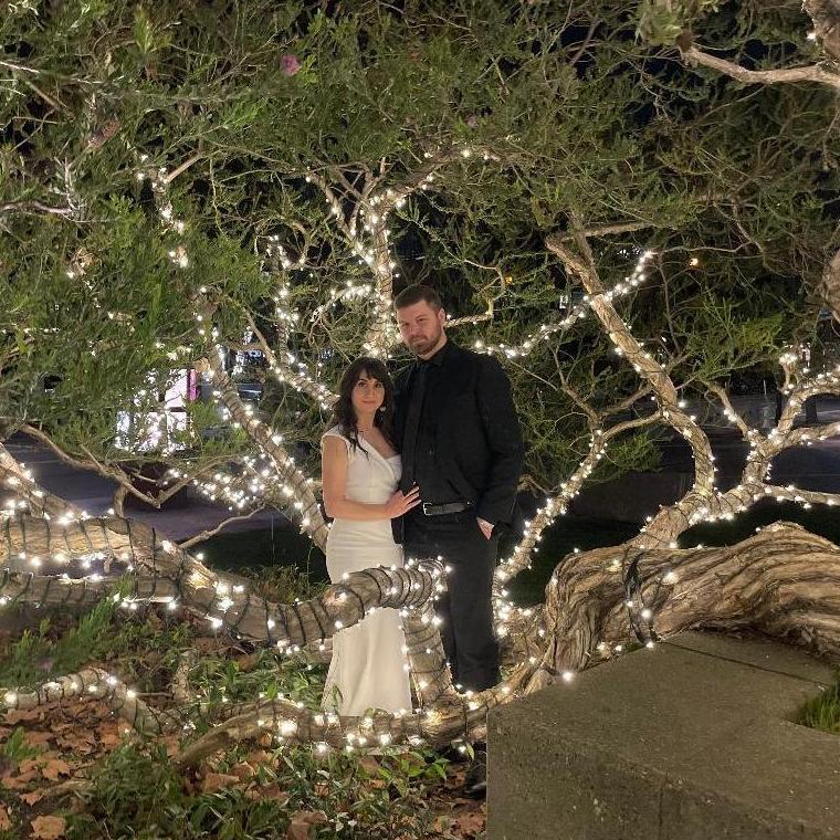 Our engagement party January 2022.