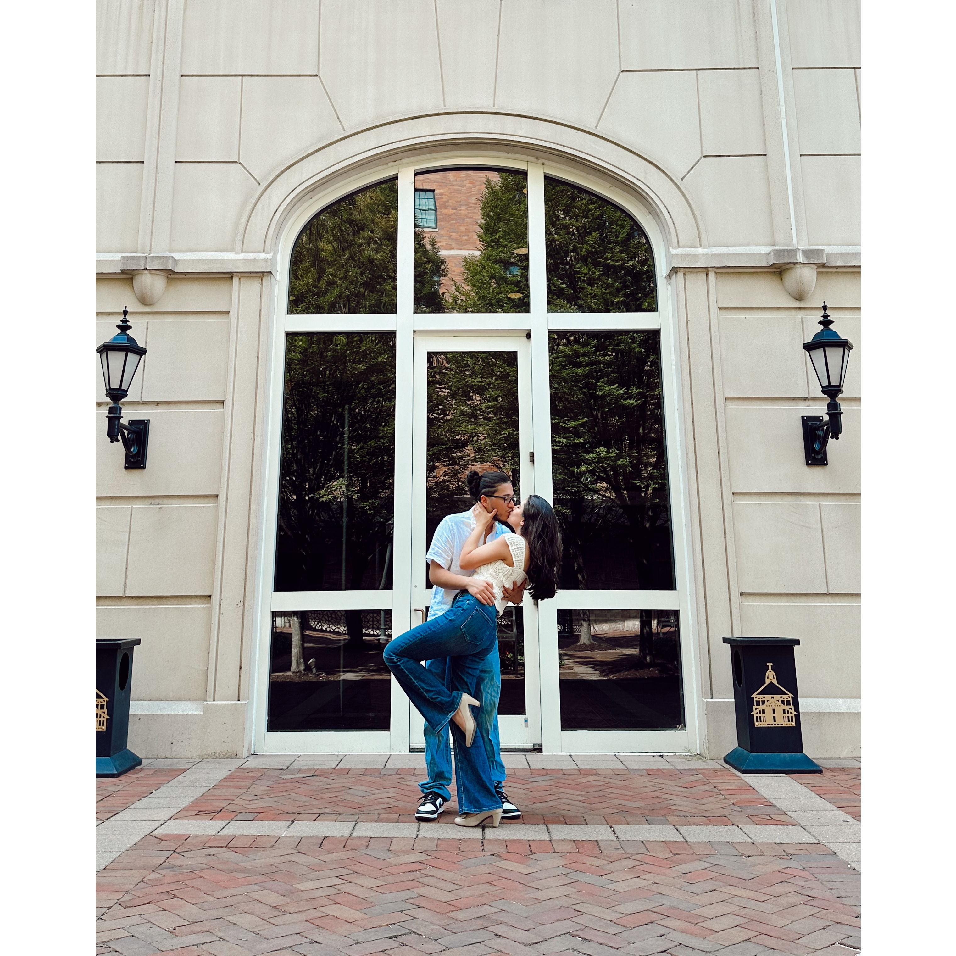 One of our engagement pictures