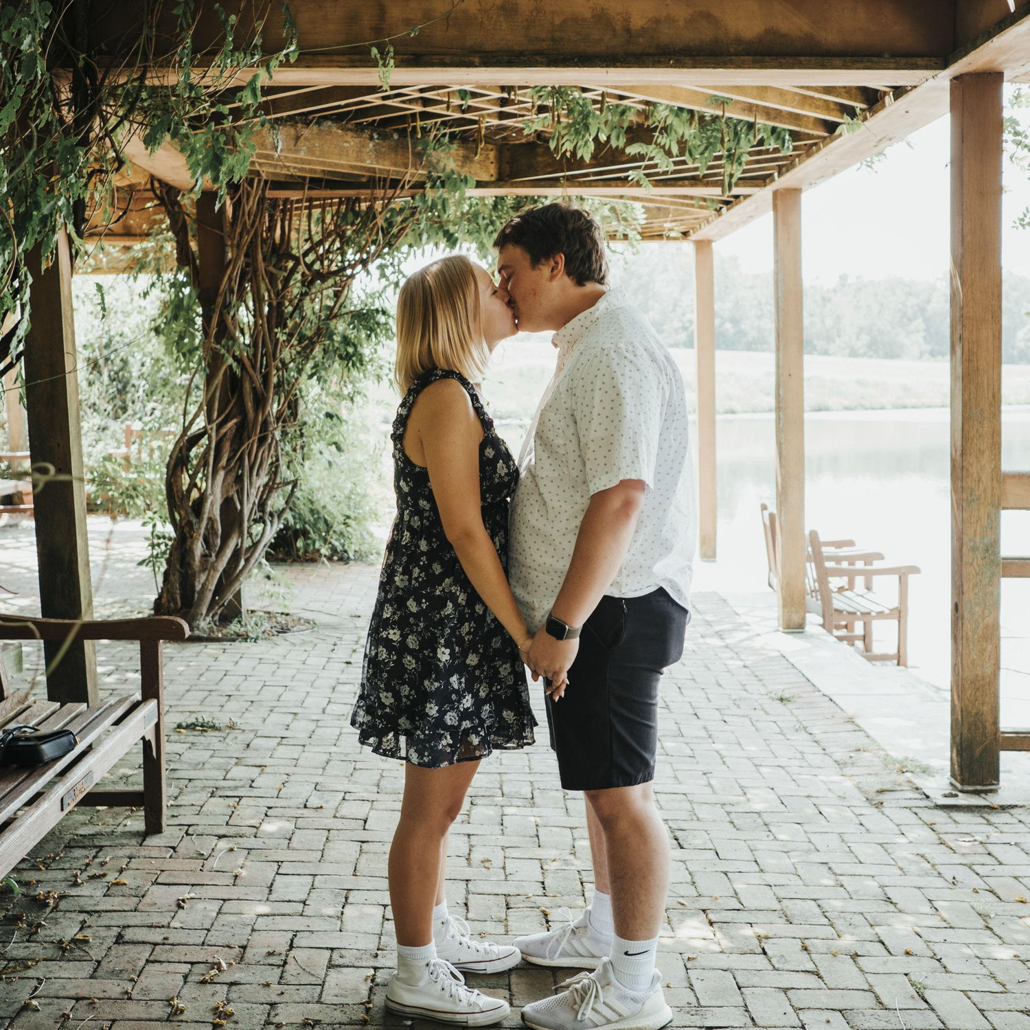 Us kissing? Ew