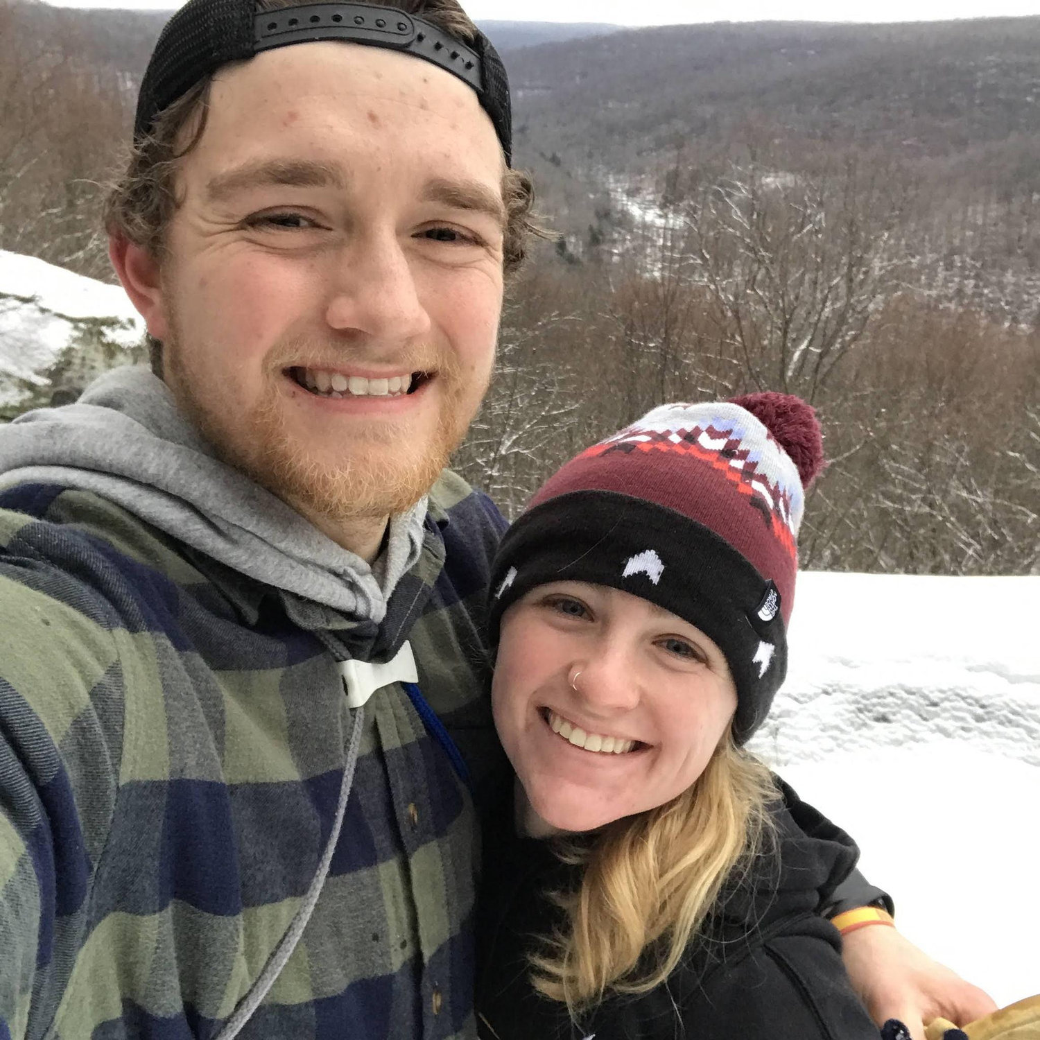 Minister Creek overlook, Allegheny National Forest, January 2021