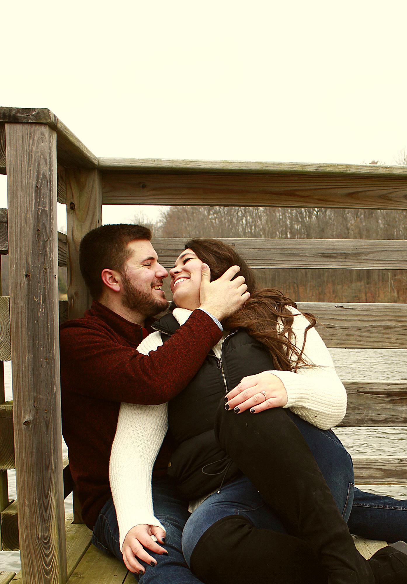 Engagement photos from Pioneer Scout Reservation