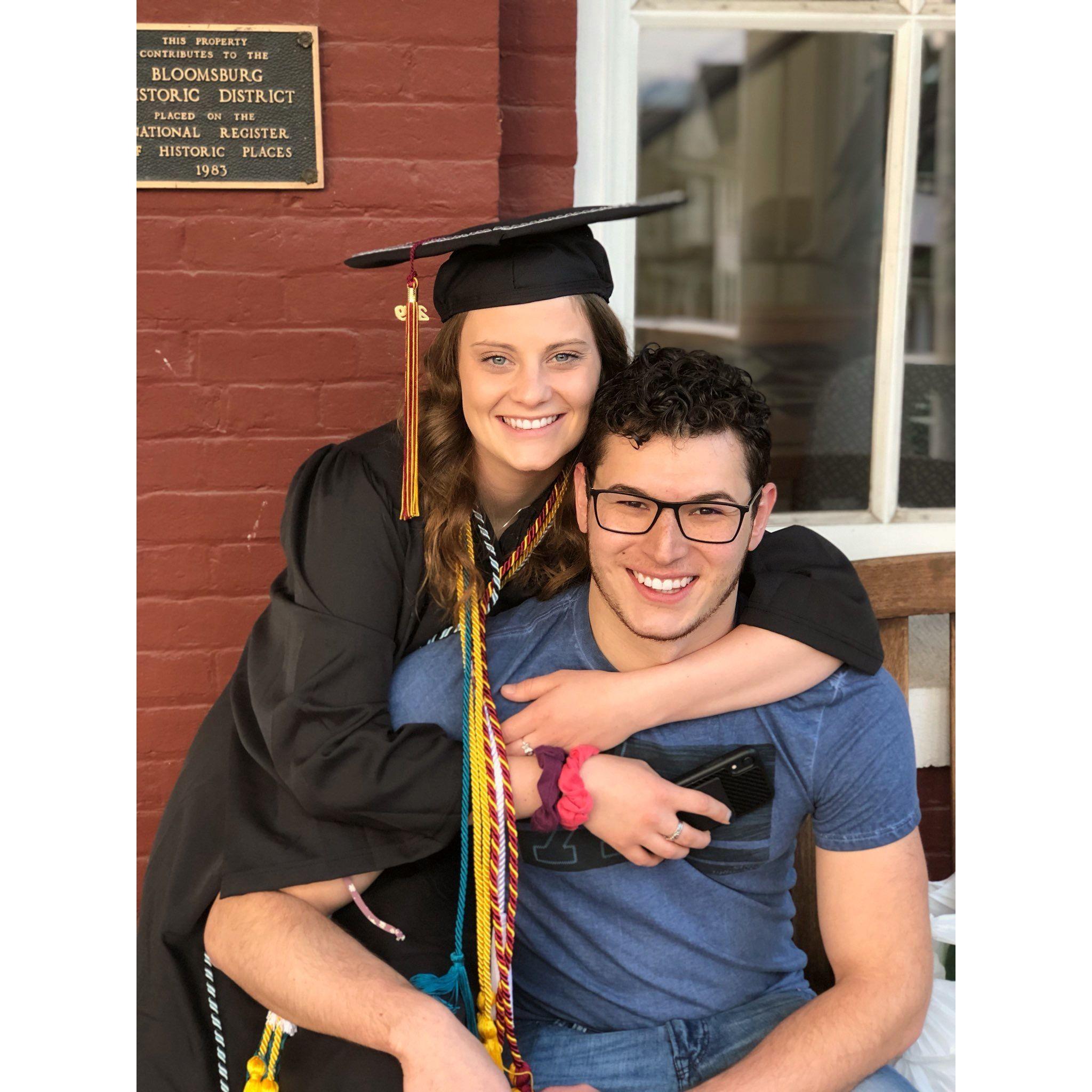 Rebecca's undergraduate graduation