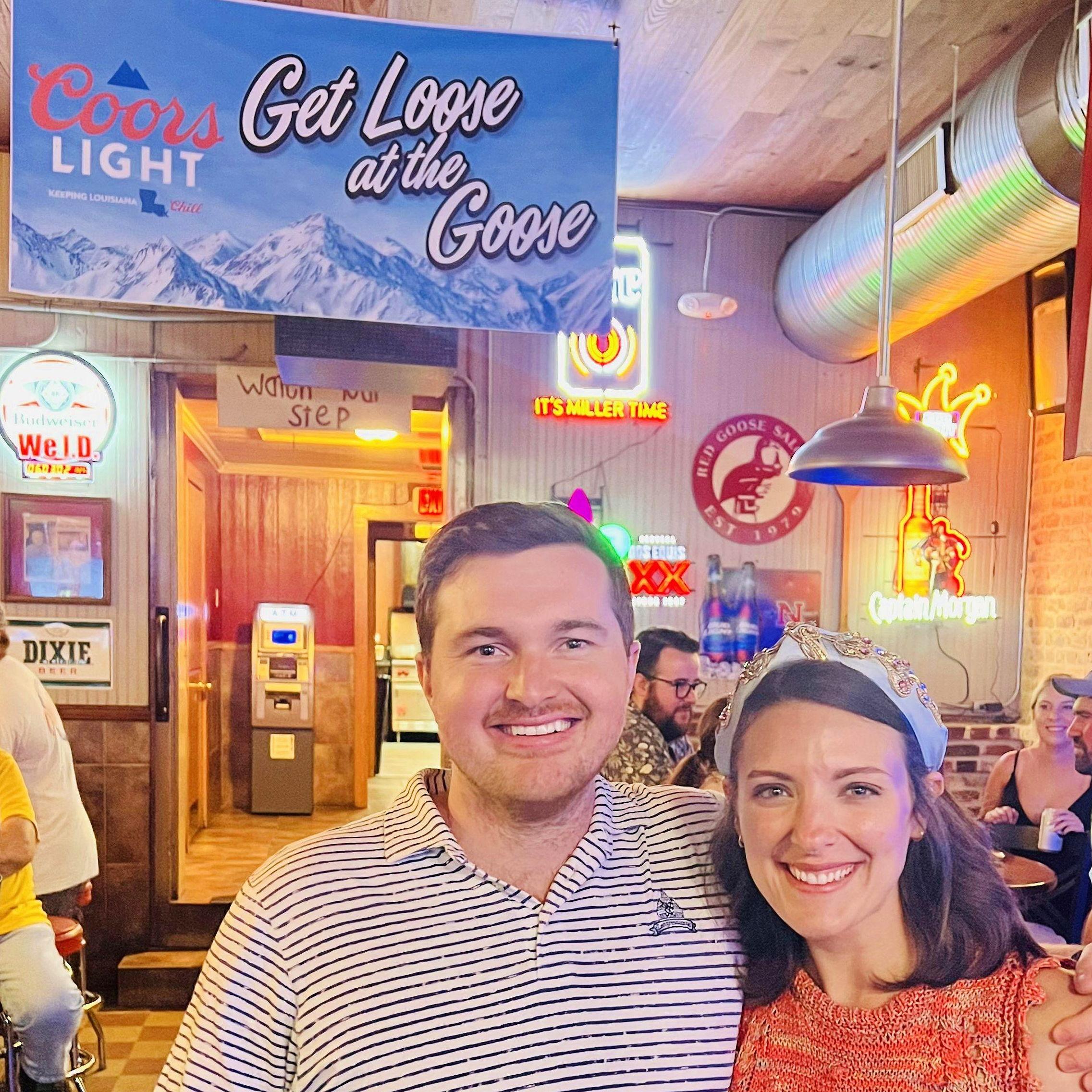 Thibodaux, LA - Hunter experiences the bayou bar scene for the first time.