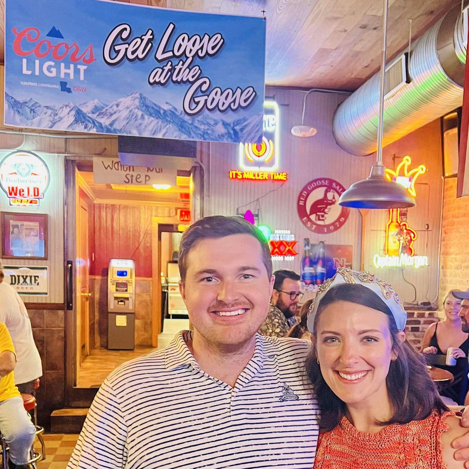 Thibodaux, LA - Hunter experiences the bayou bar scene for the first time.