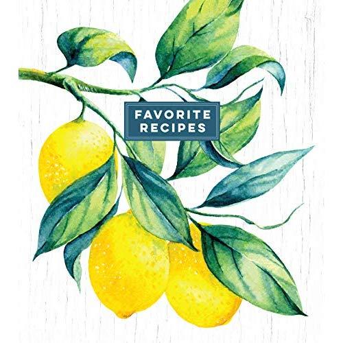Deluxe Recipe Binder - Favorite Recipes (Lemons)