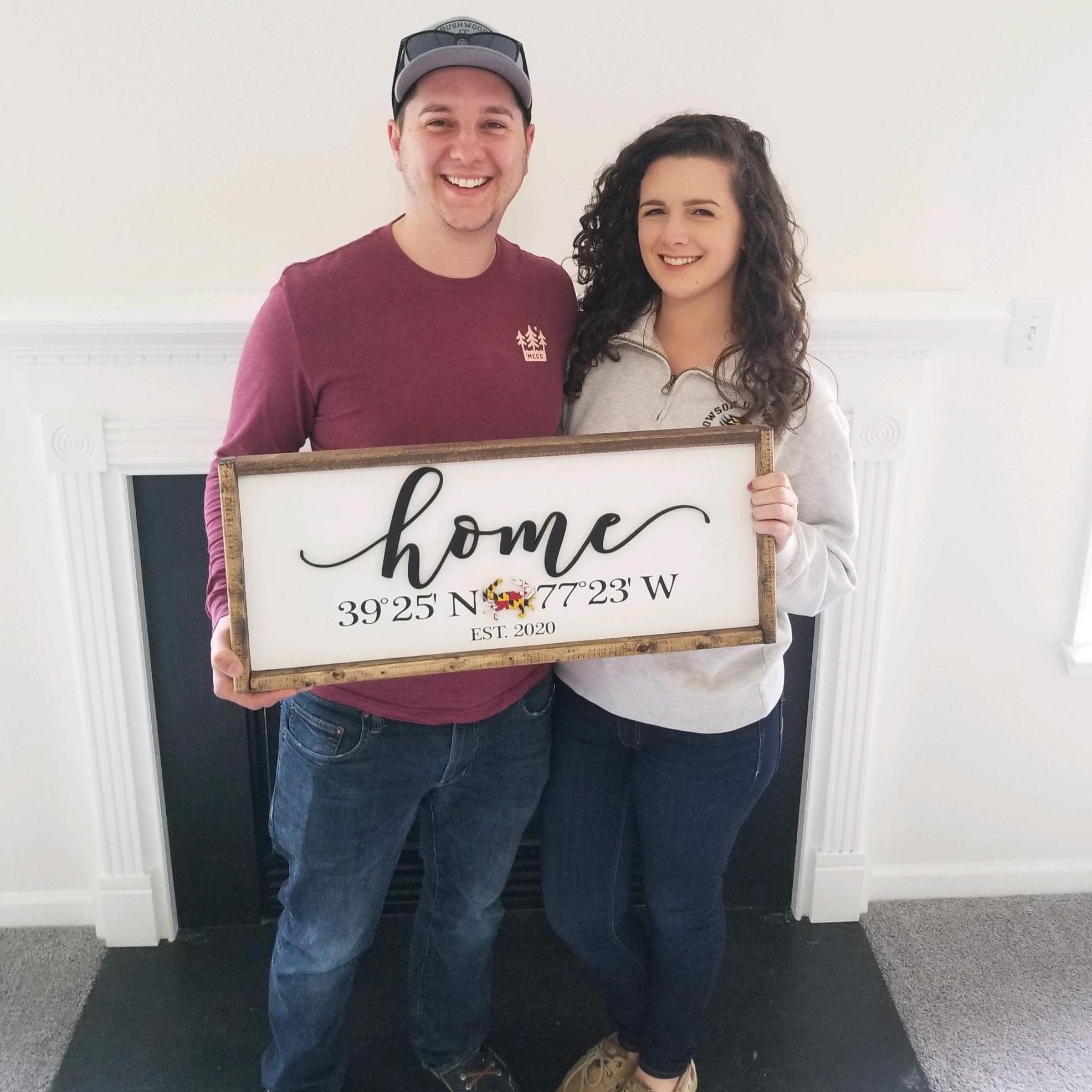 Celebrated 3 years together in 2020 by buying our first home in beautiful Frederick, MD!