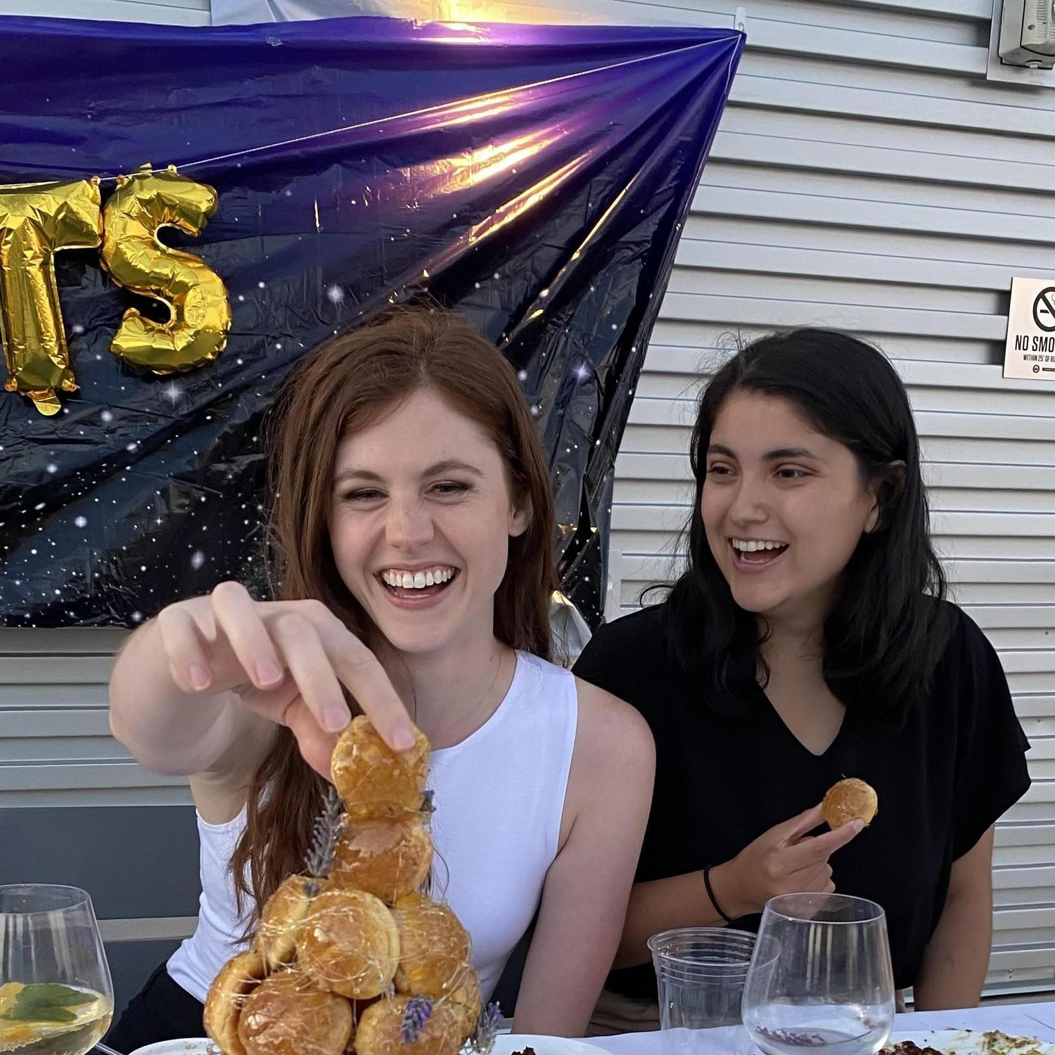 At our Engagement Party
