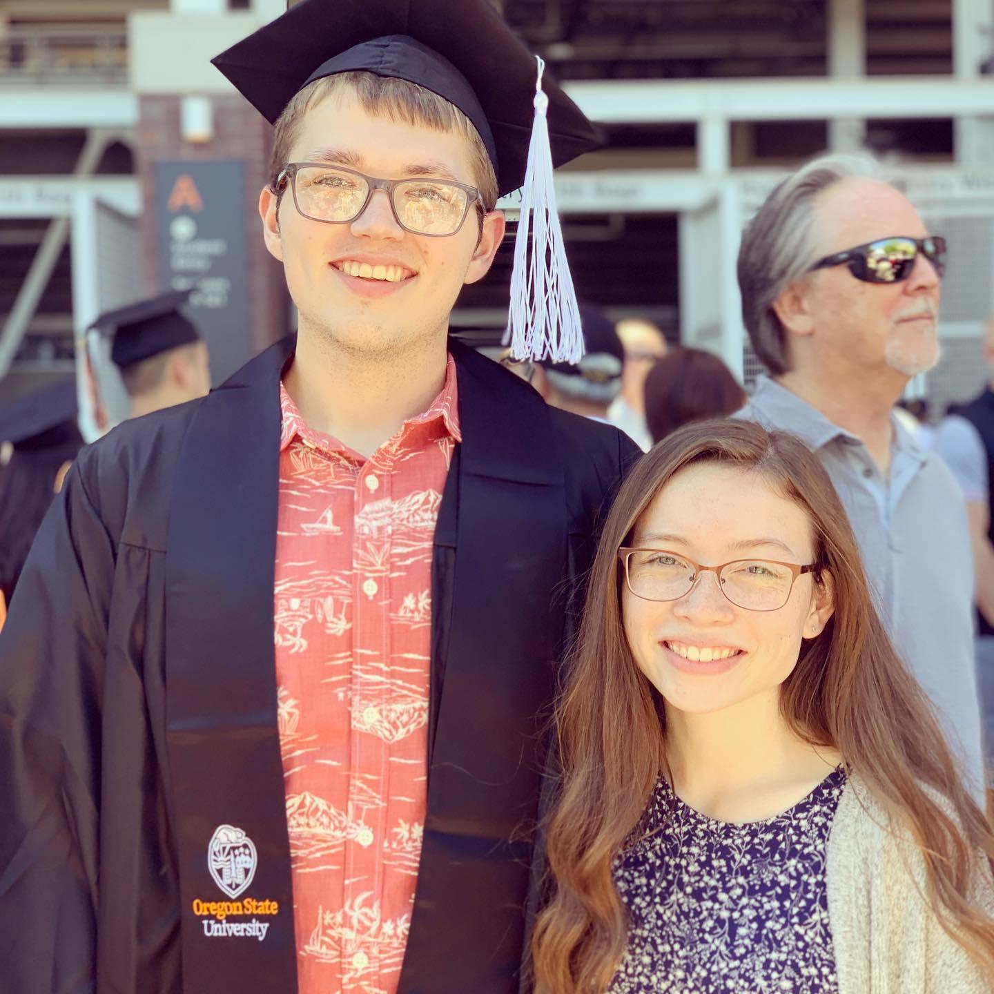 Garret's graduation from Oregon State University with a BA in History in June 2019!