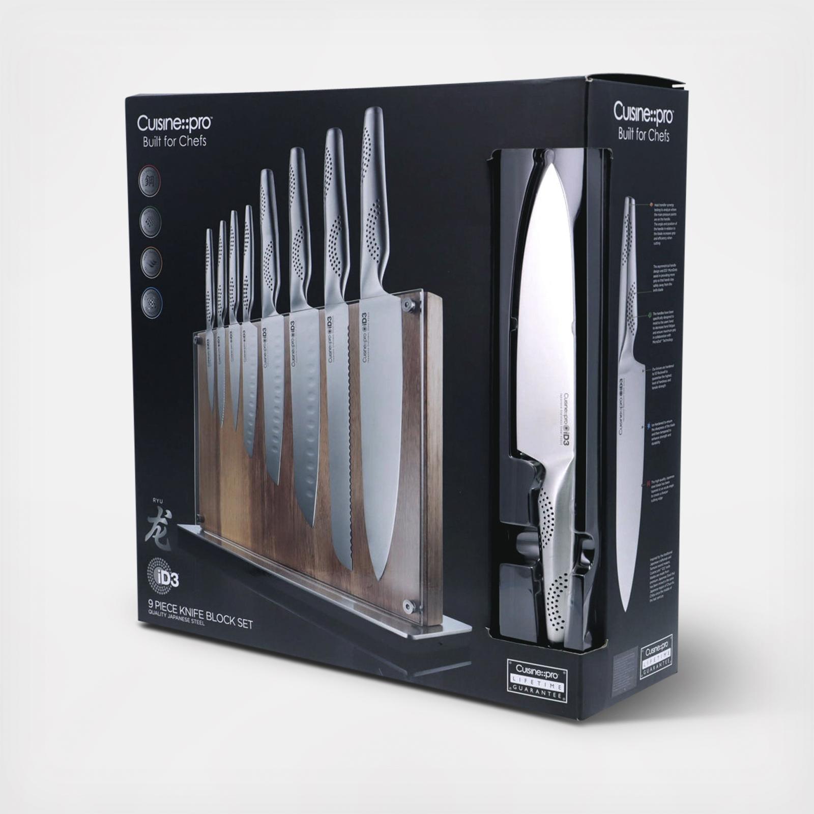 キッチングッズ③ Cuisine::pro®, Id3 Ryu 9-Piece Knife Block Set | Zola