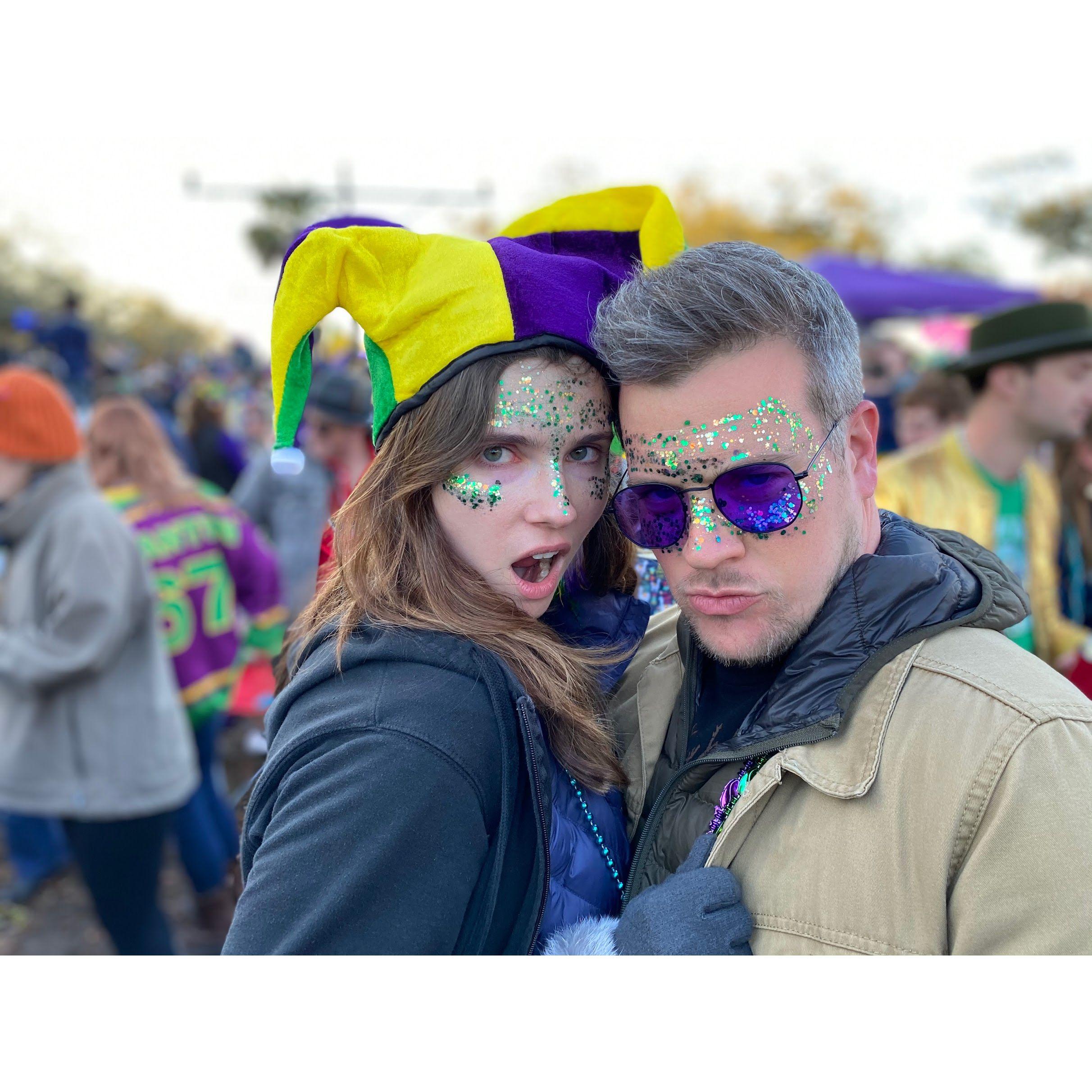 Glitter and chaos