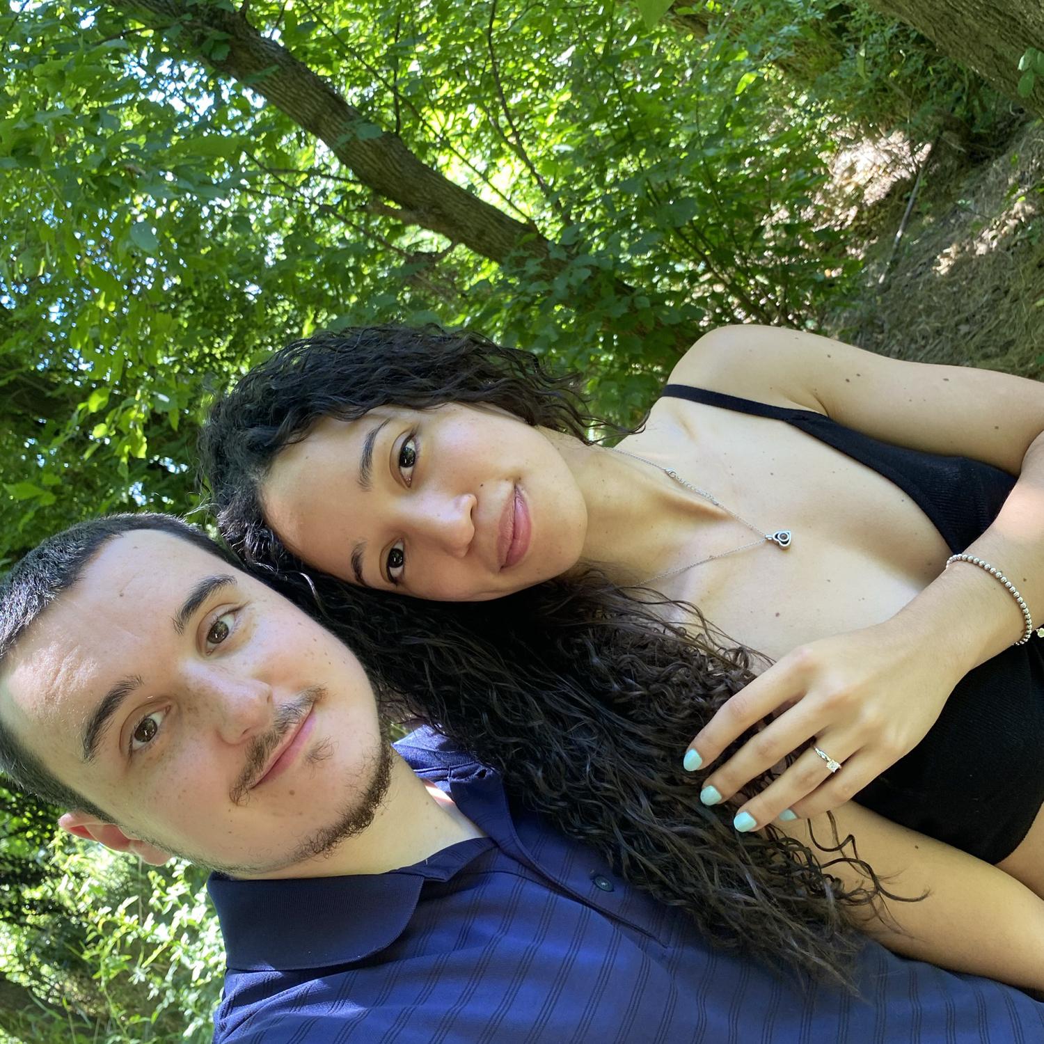 The day that we got engaged!