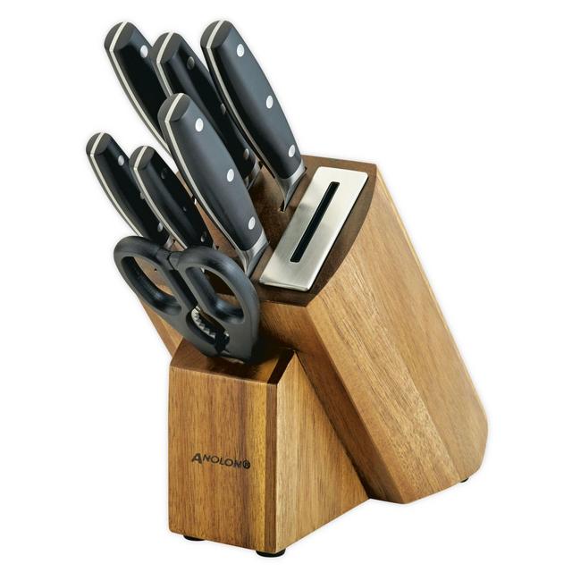 Anolon® AlwaysSharp 8-Piece Knife Block Set