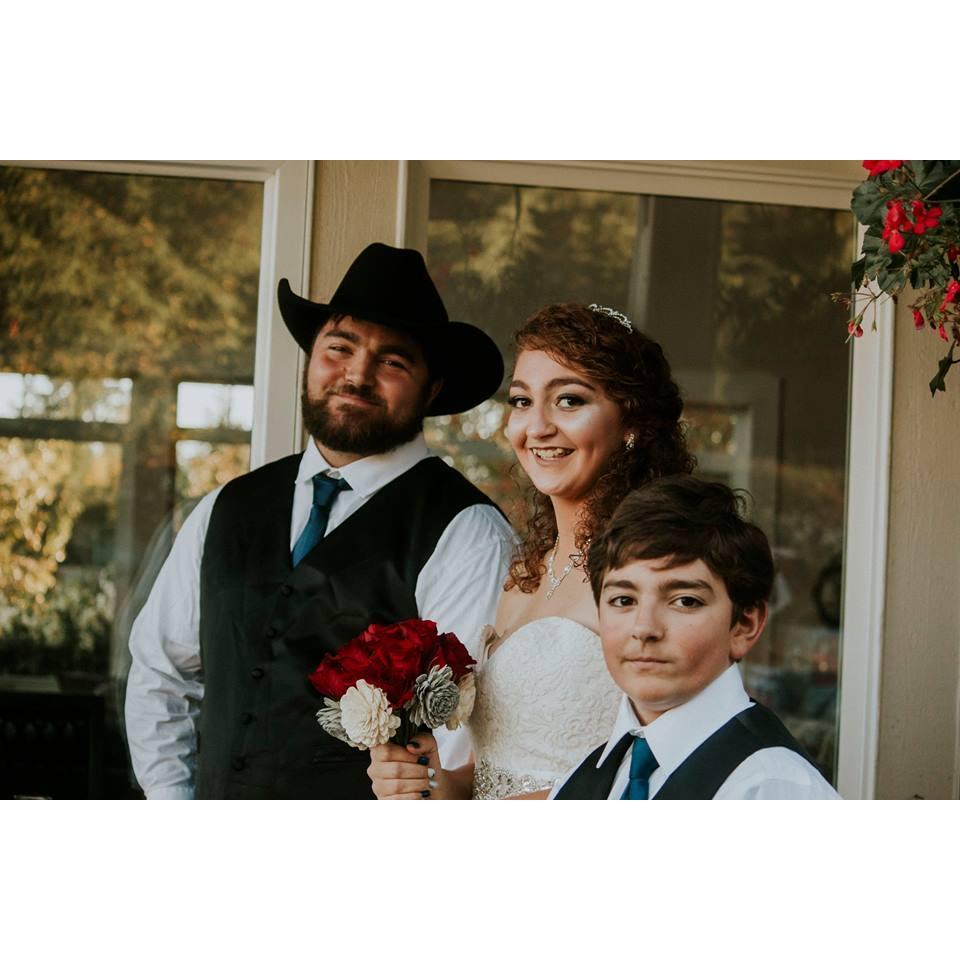 My brothers about to walk me down the isle
Photo credit to: A Heart That Beats For One Photography