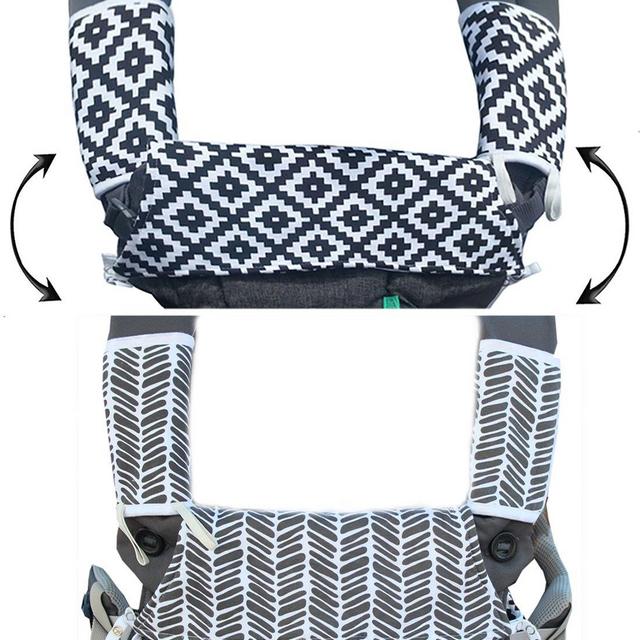 Drool & Teething Pad | Fits All Carriers | Reversible Organic Cotton